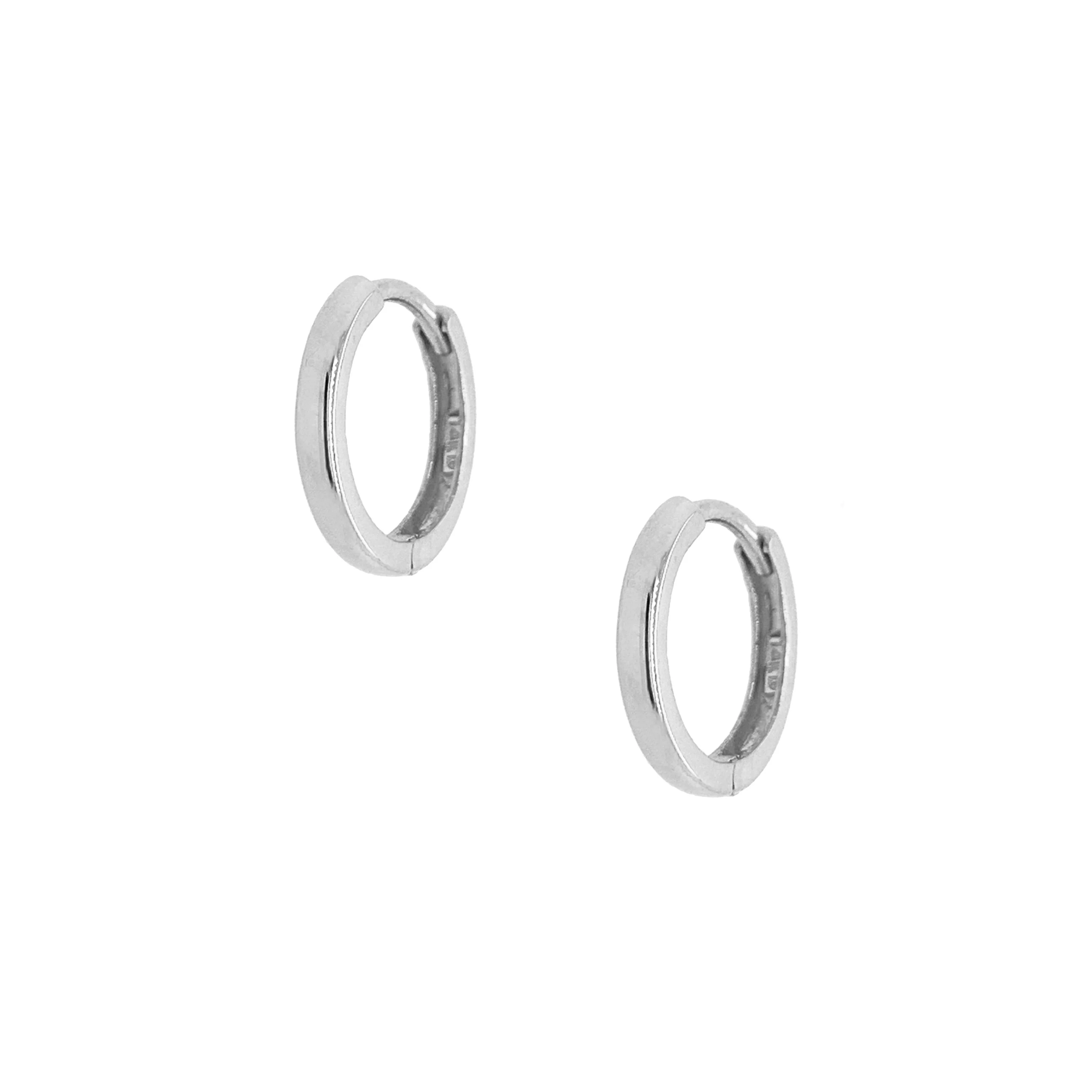 14K Huggie Earrings