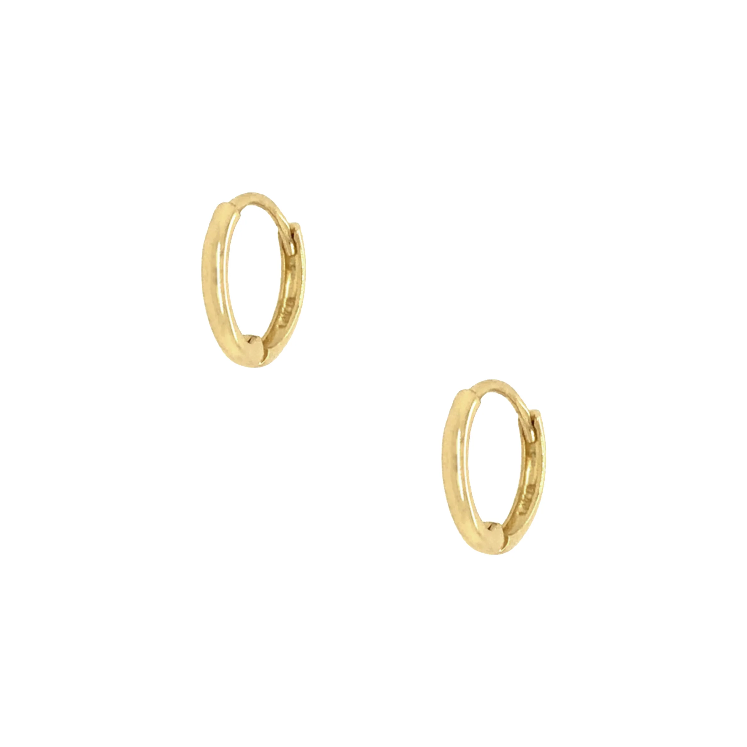 14K Huggie Earrings