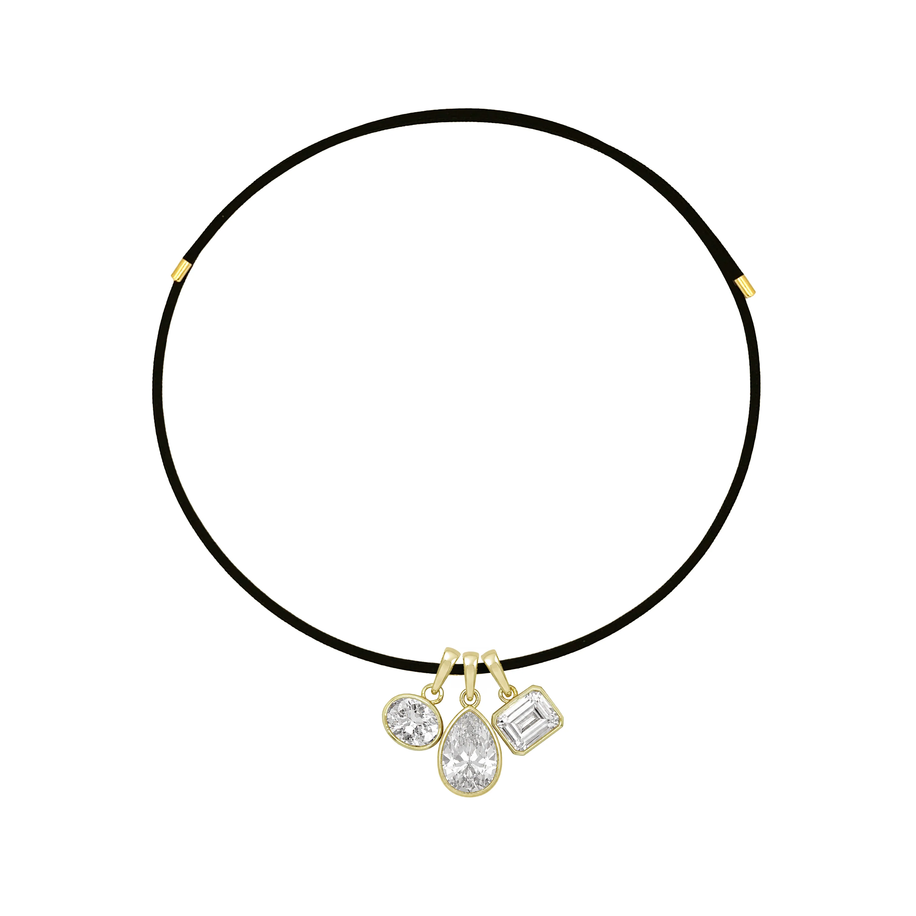 3 Charm Magnetic Necklace - Image 2