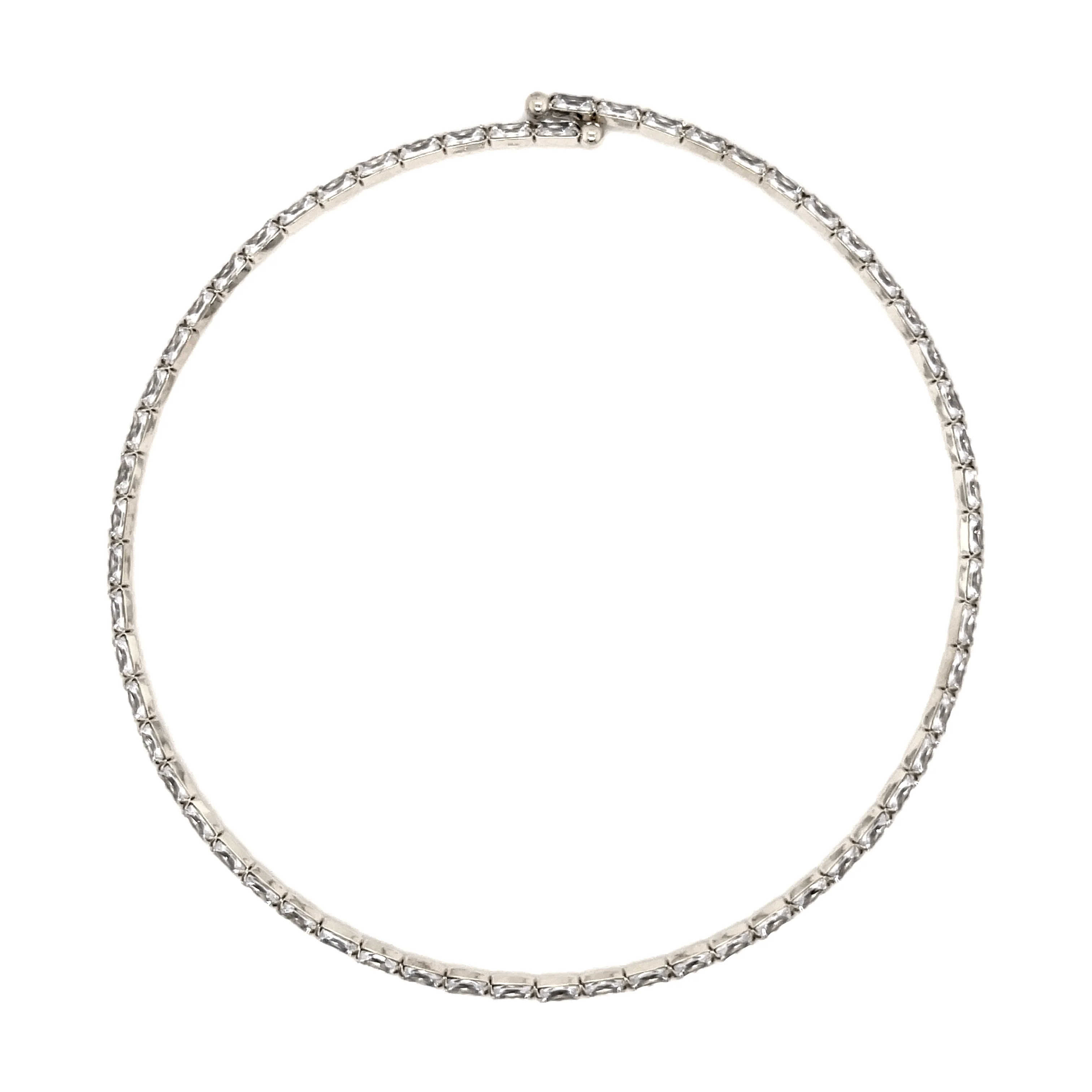 Baguette Choker Necklace - Image 3