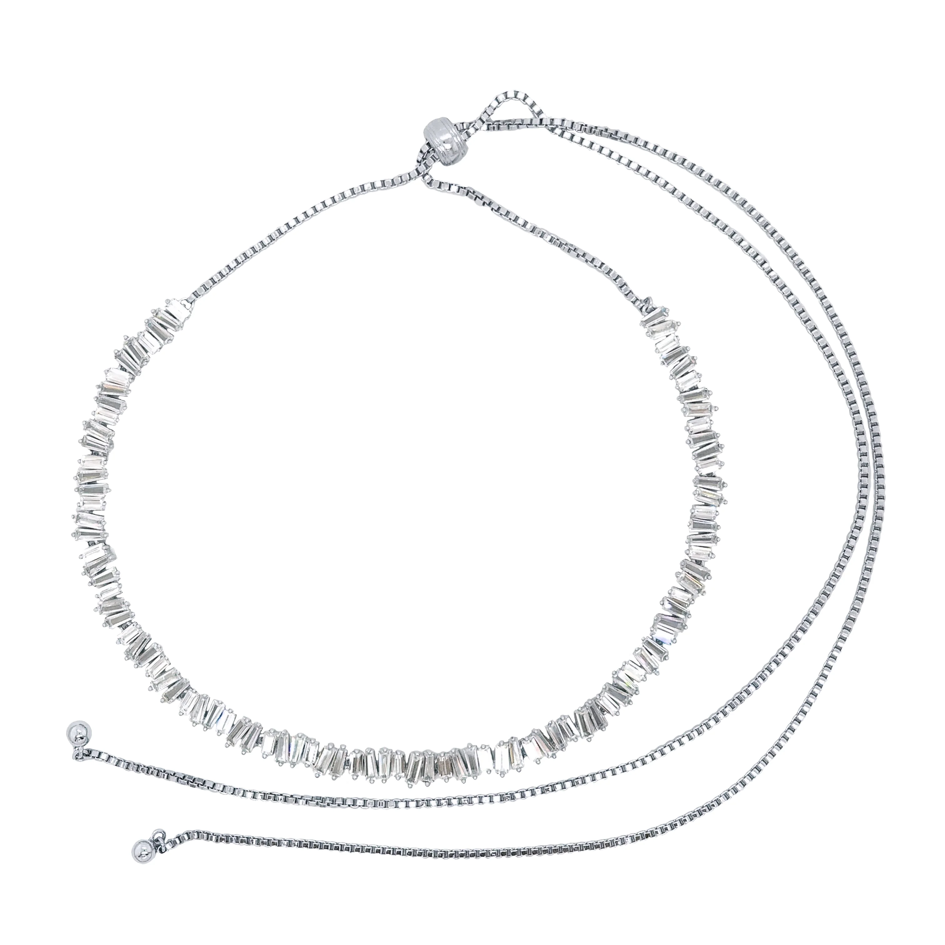 Baguette Choker Necklace - Image 3