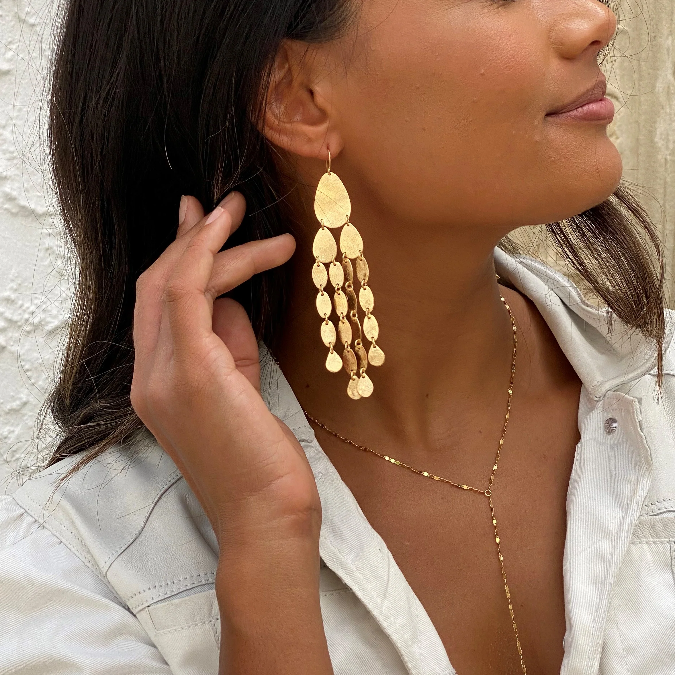 Chandelier Drop Earrings - Image 2