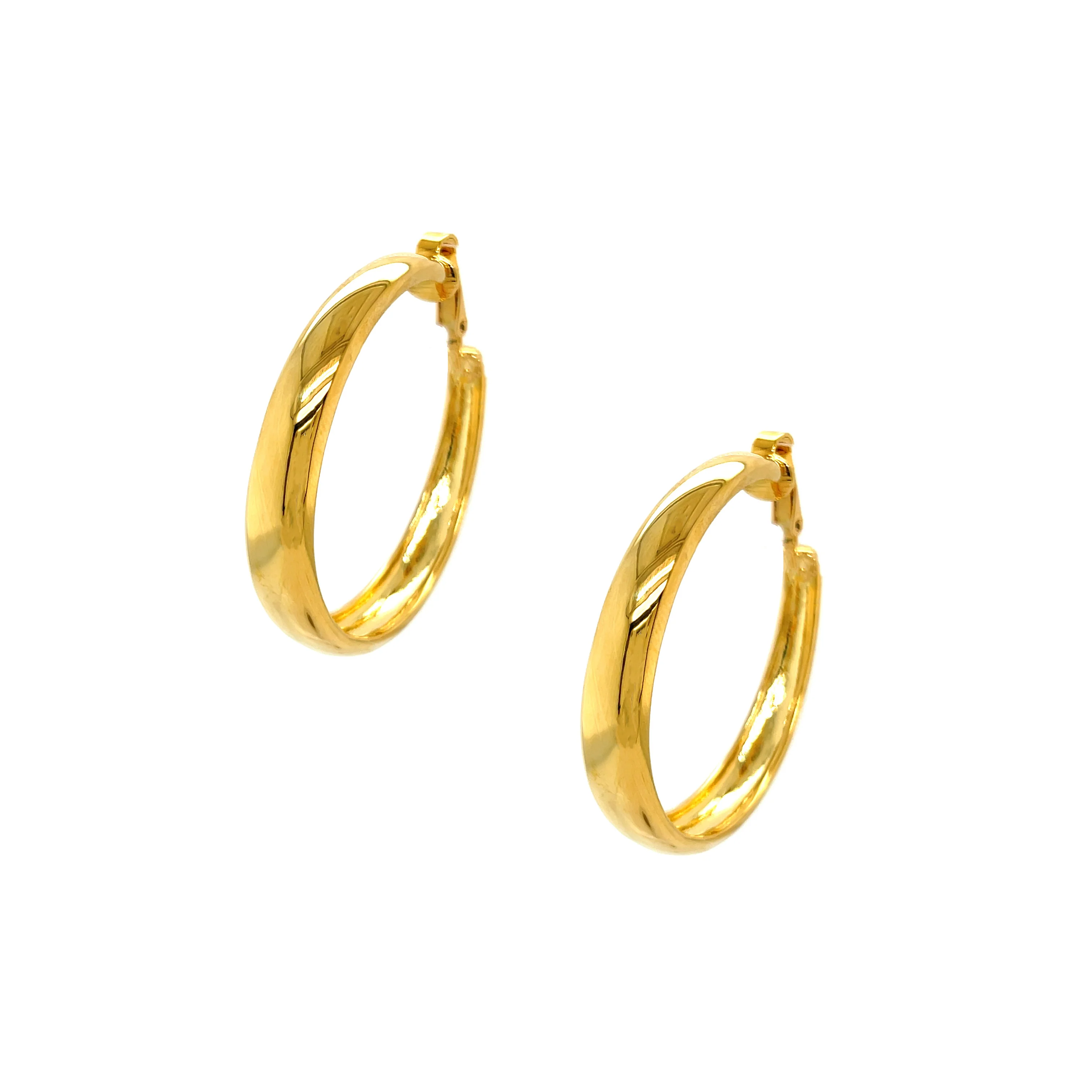 Clip On Hoop Earrings