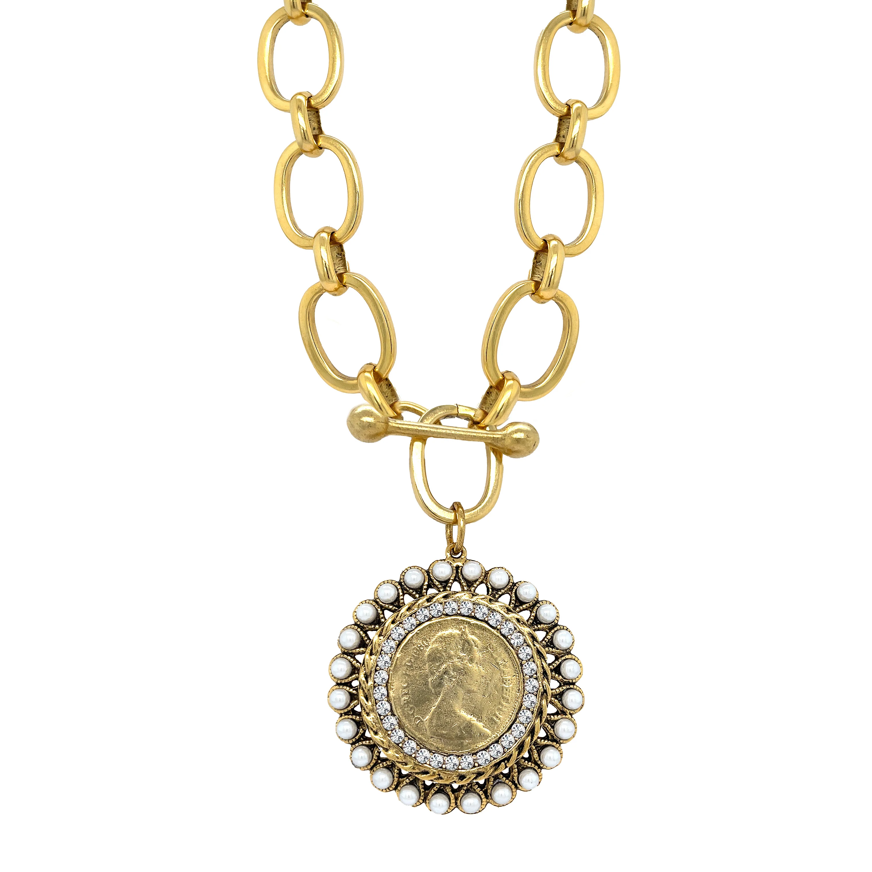 Coin Pendant Necklace