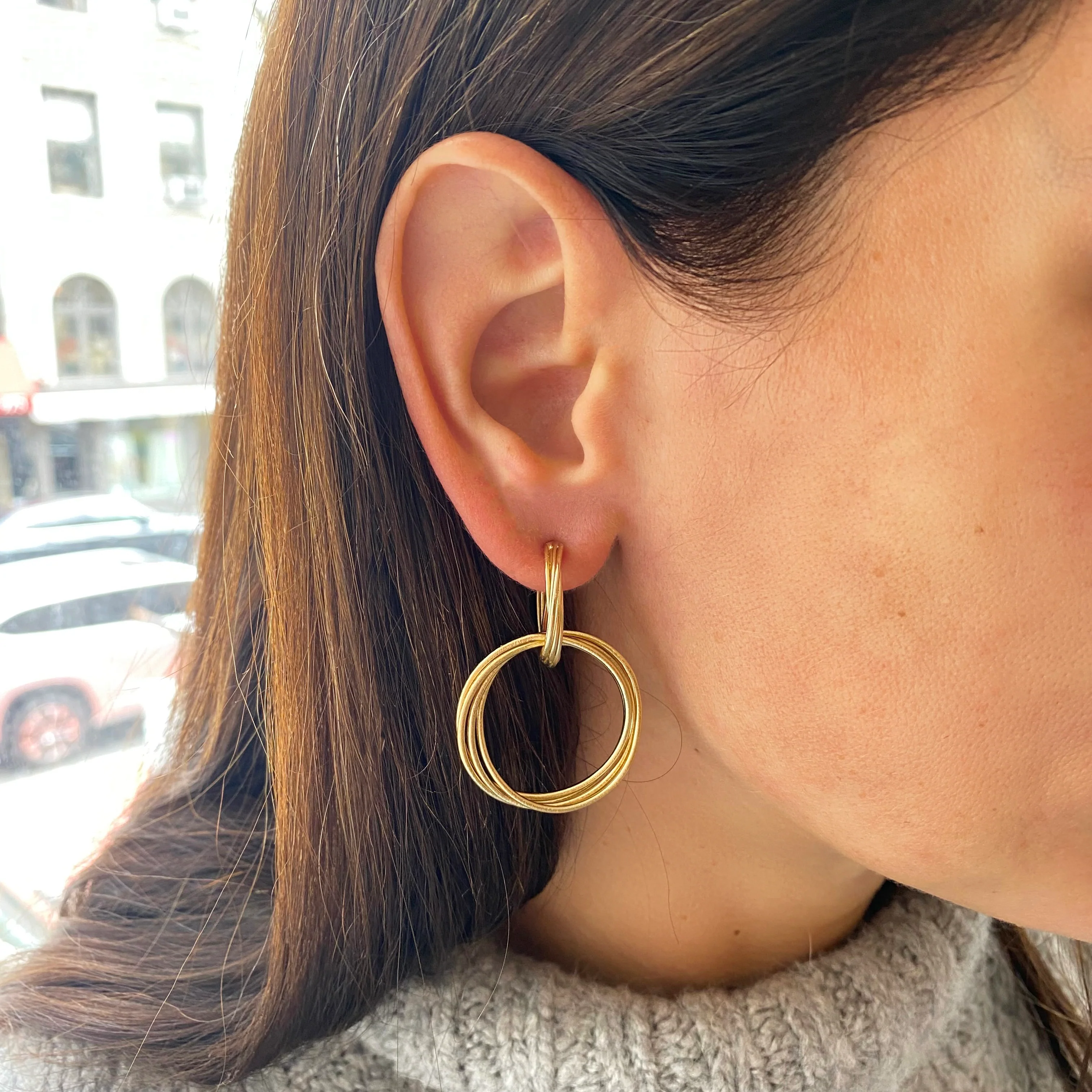 Wired Hoop Earrings - Image 4