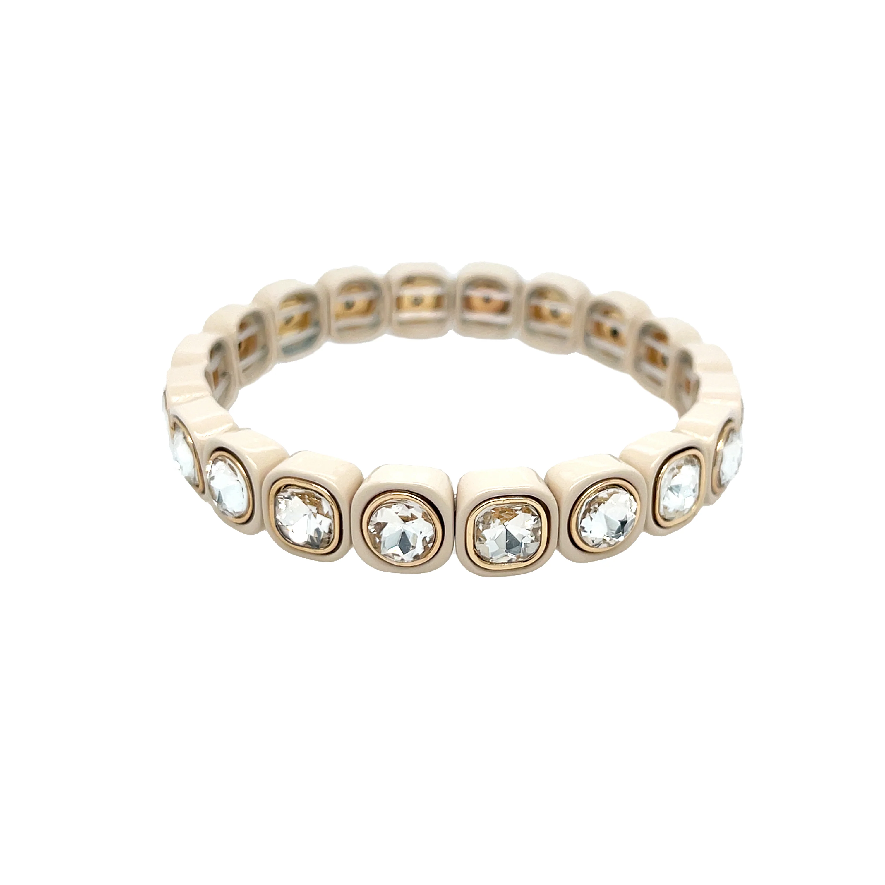 Cream Stretch Bracelet