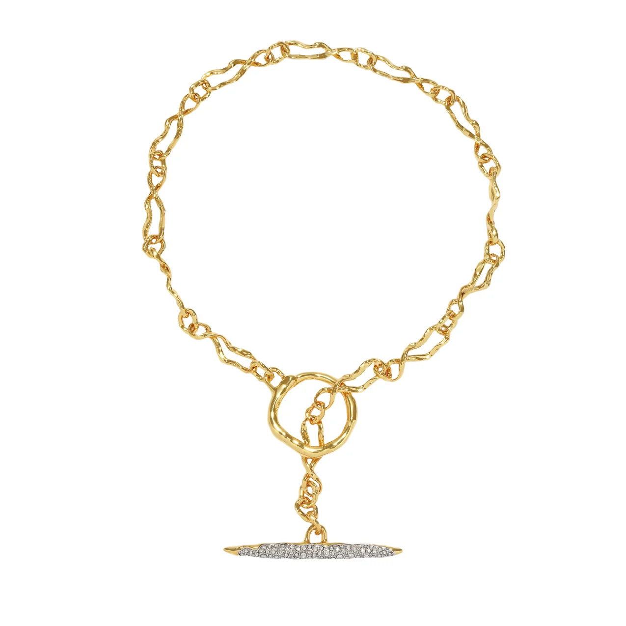 Crystal Toggle Necklace