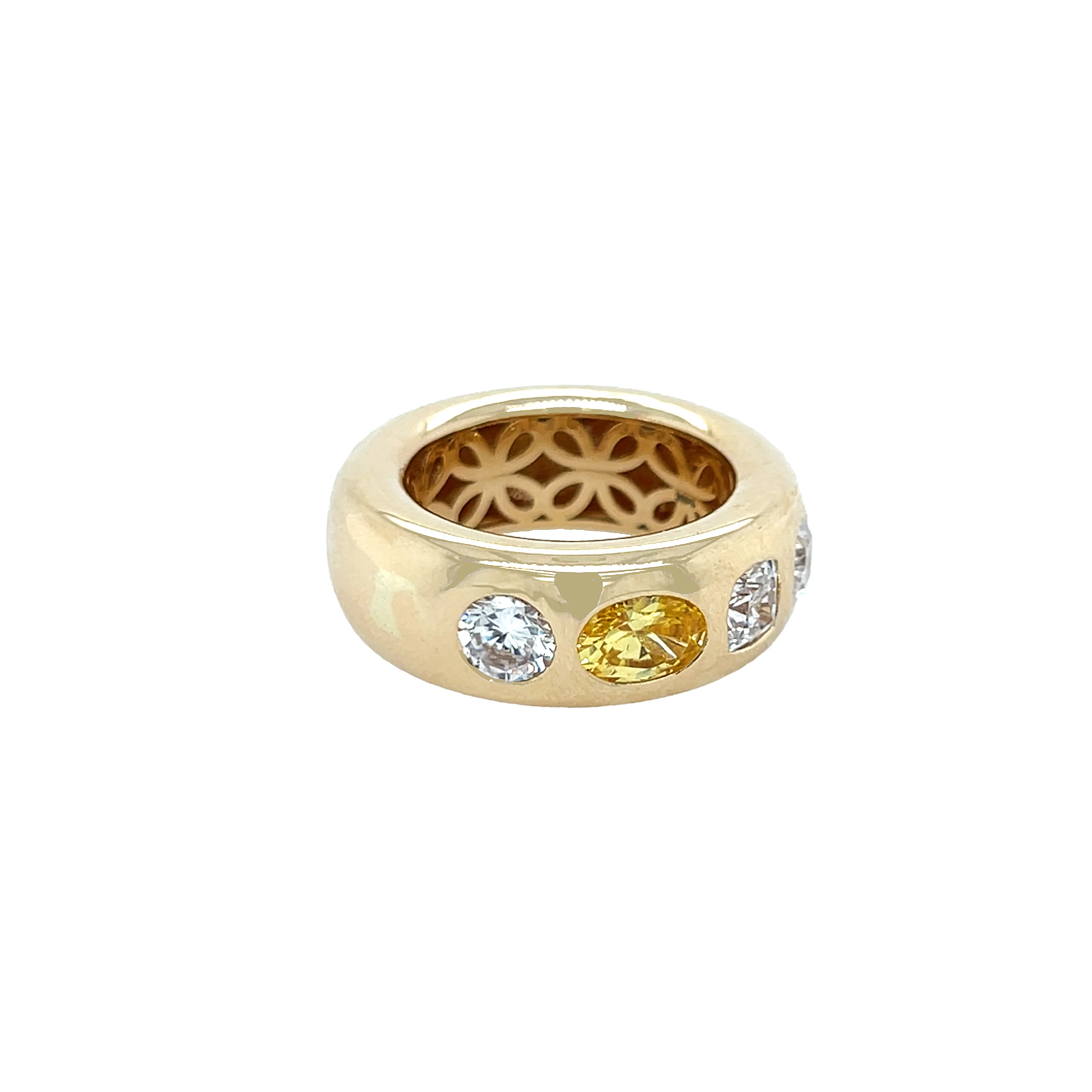 Diamond 5 Stone Ring - Image 3