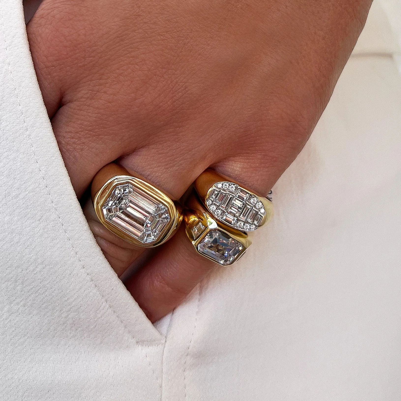 Diamond Band Ring - Image 2
