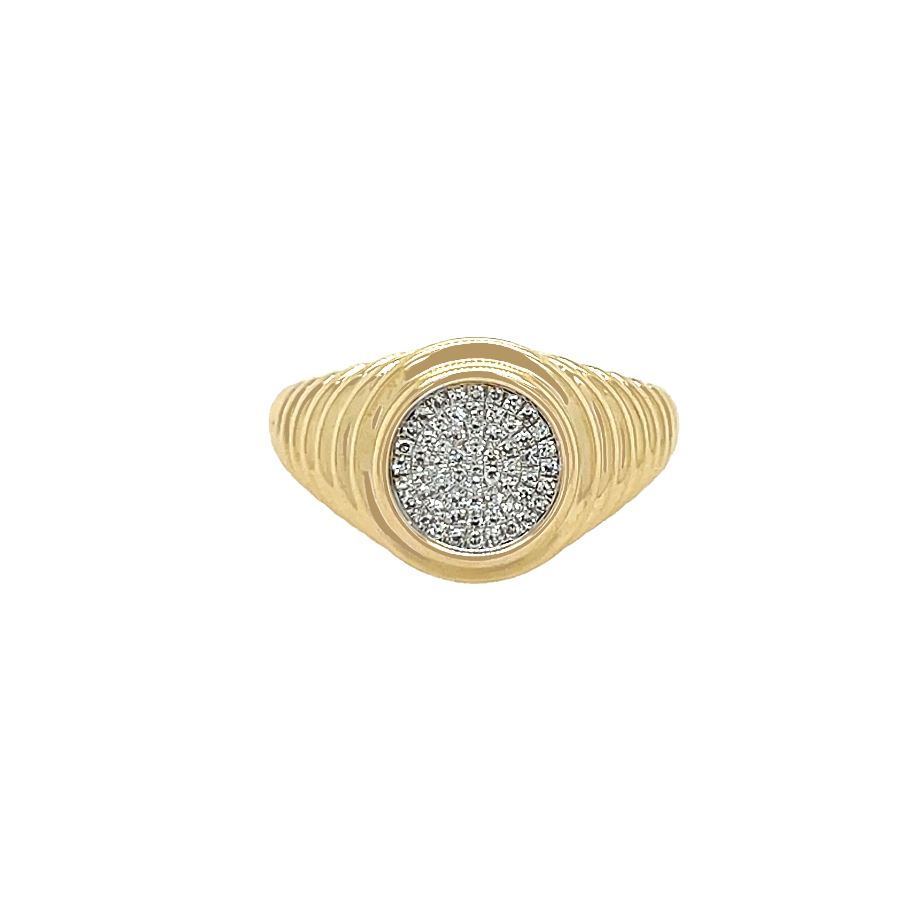 Diamond Circle Ring