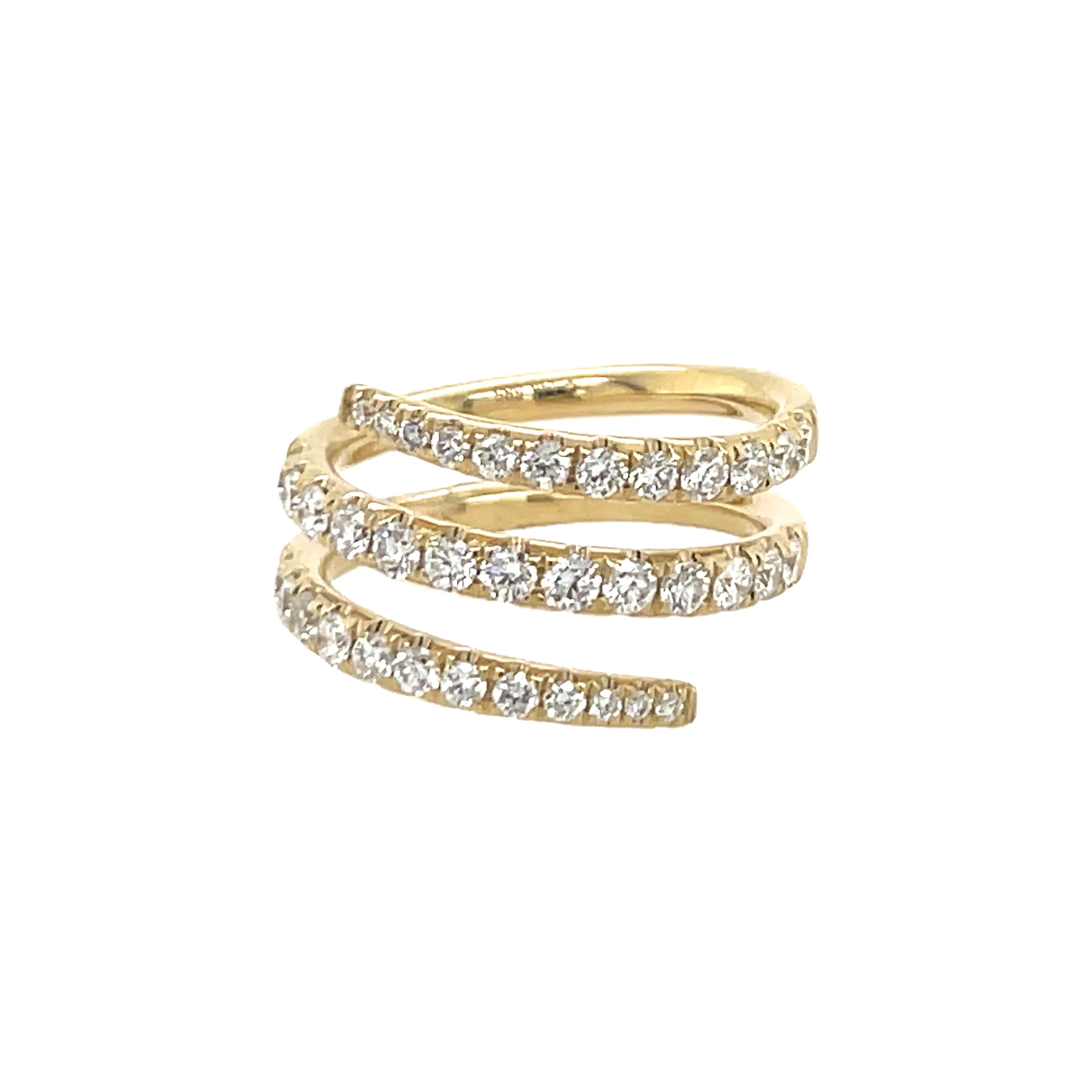 Diamond Coil Ring - Image 3