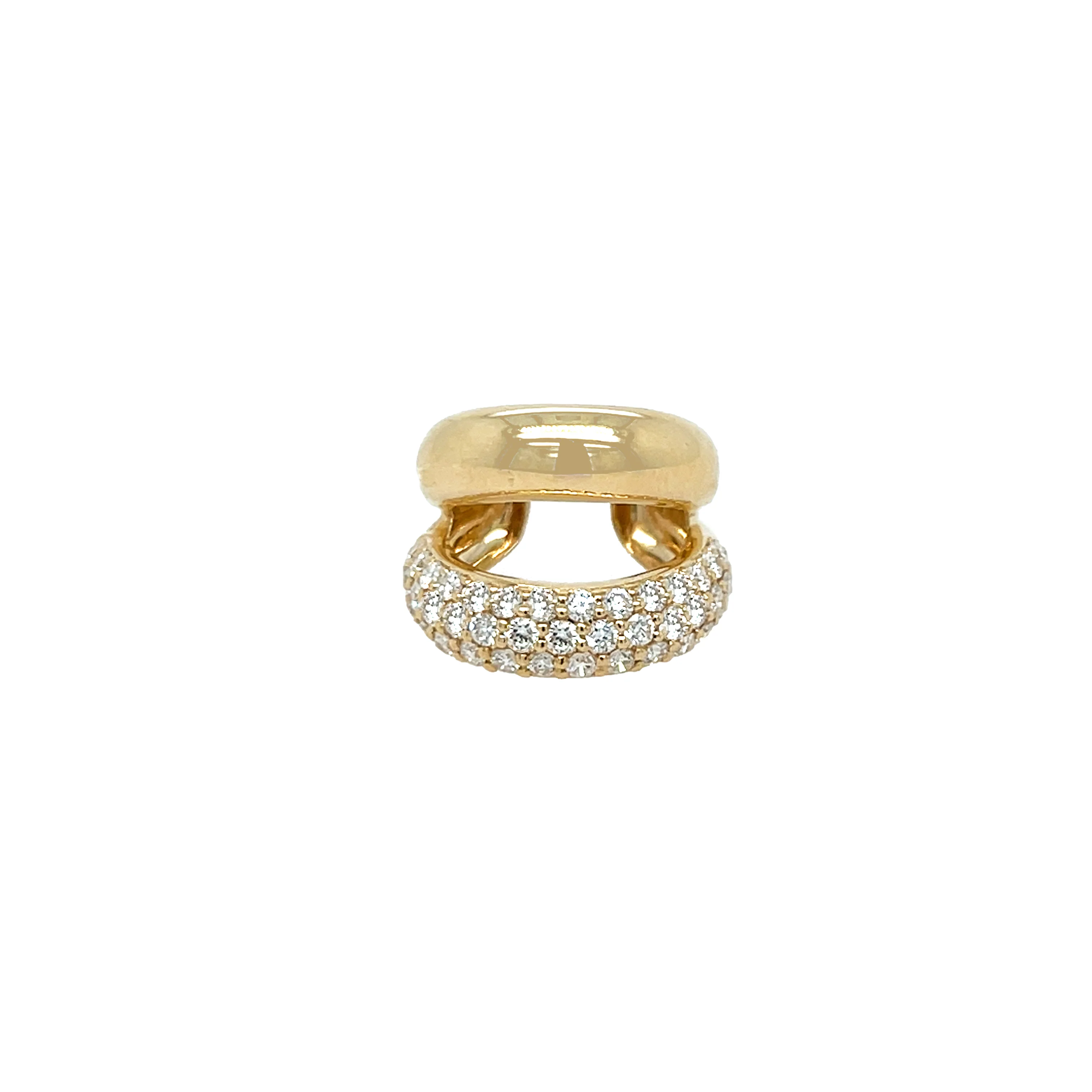Diamond Double Cuff Earring