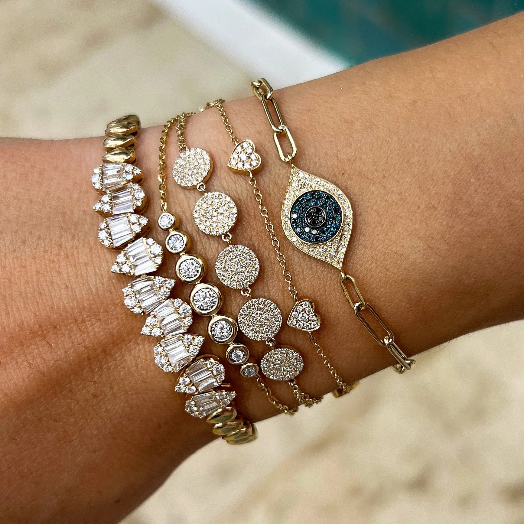 Diamond Disc Bracelet - Image 2
