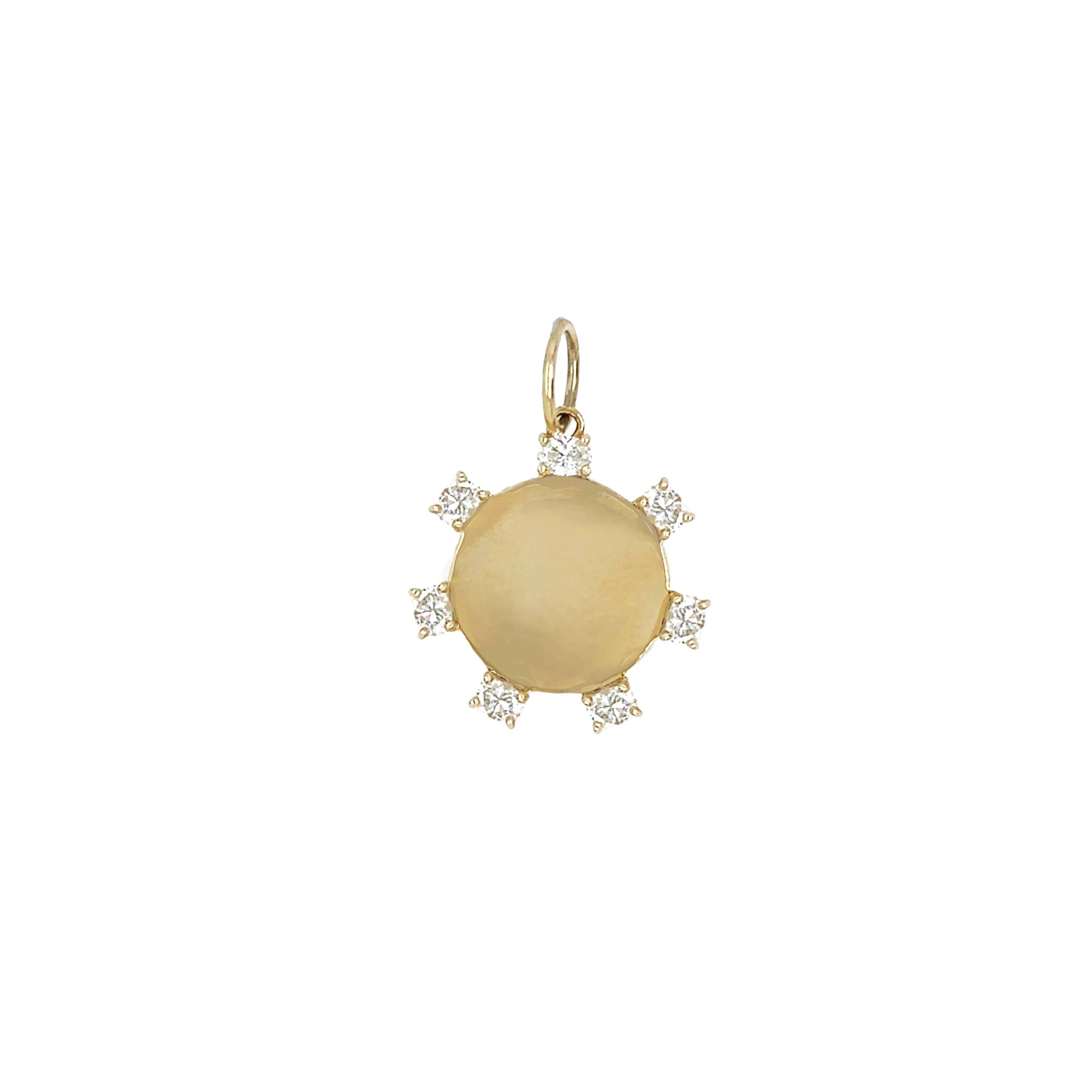Diamond Disc Charm