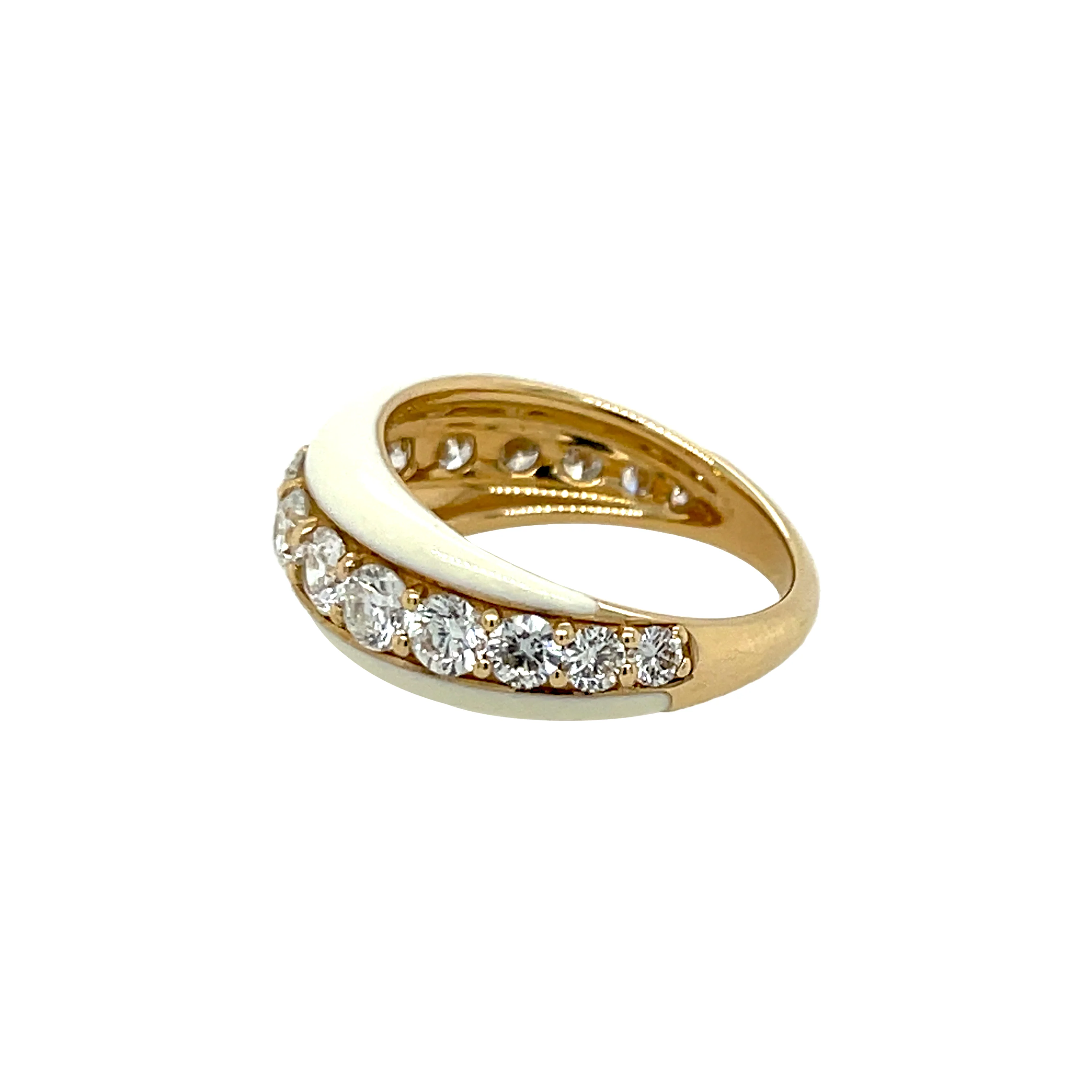 Diamond & Enamel Ring - Image 3