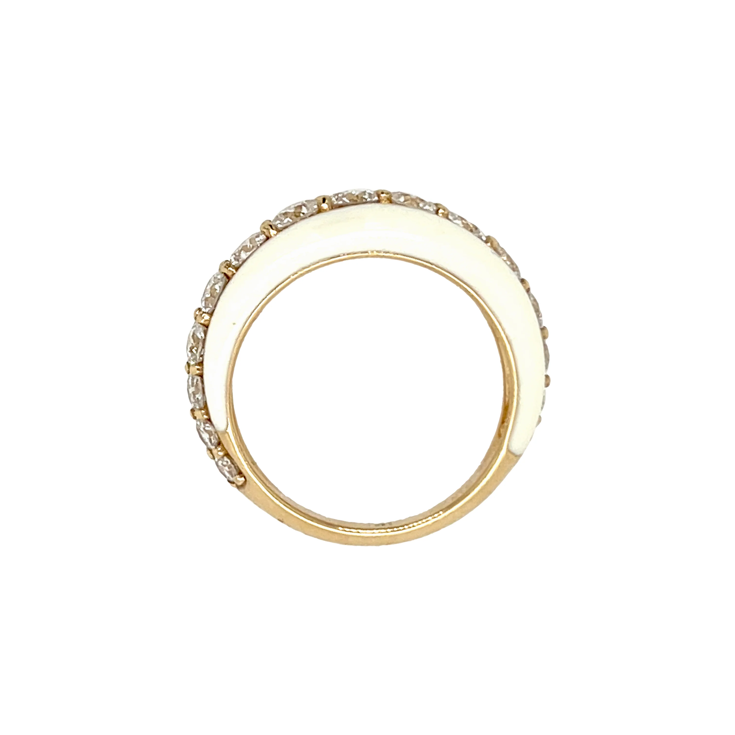 Diamond & Enamel Ring - Image 4