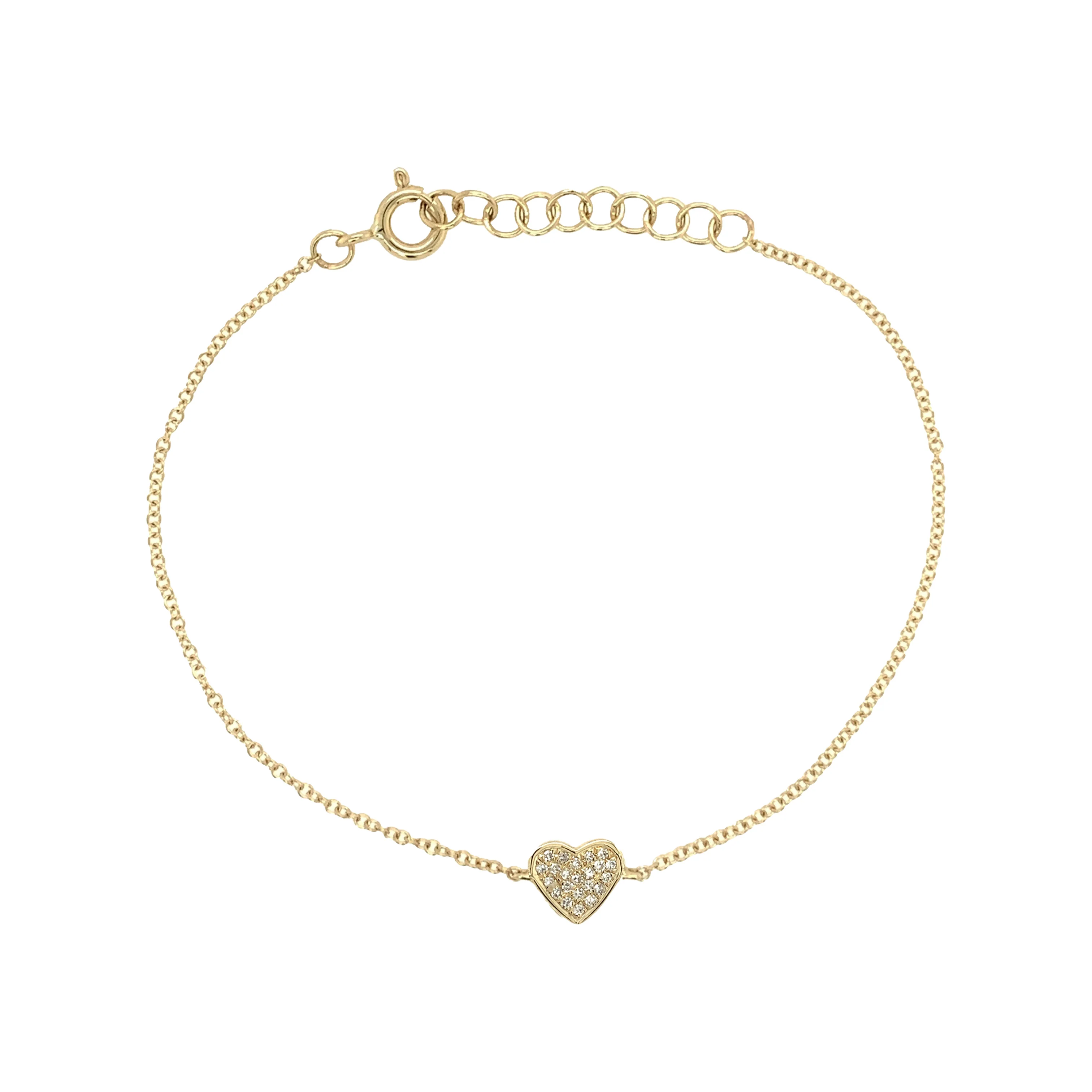 Diamond Heart Bracelet