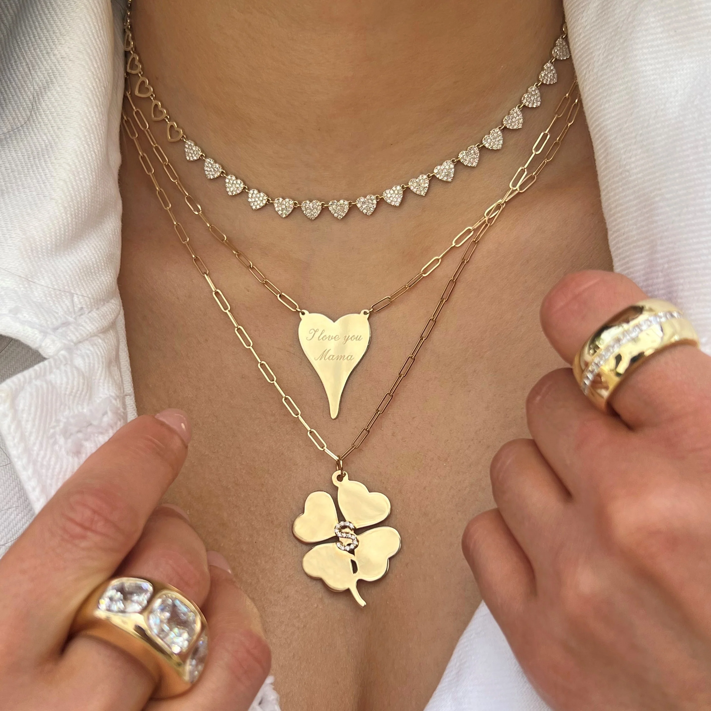 Multi Heart Necklace - Image 3