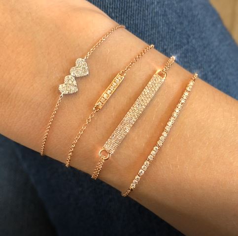 Diamond Hearts Bracelet - Image 2