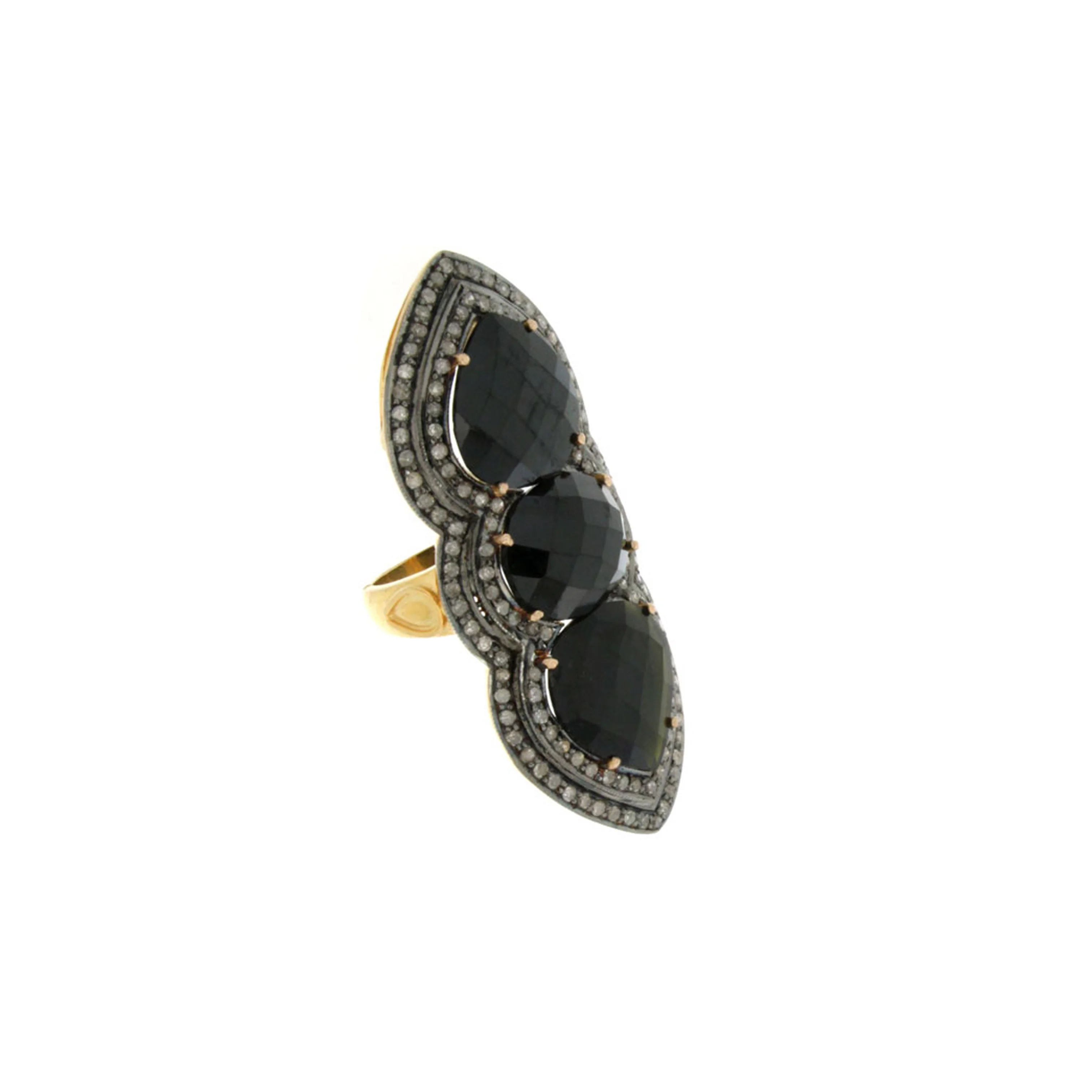 SALE Diamond Knuckle Ring