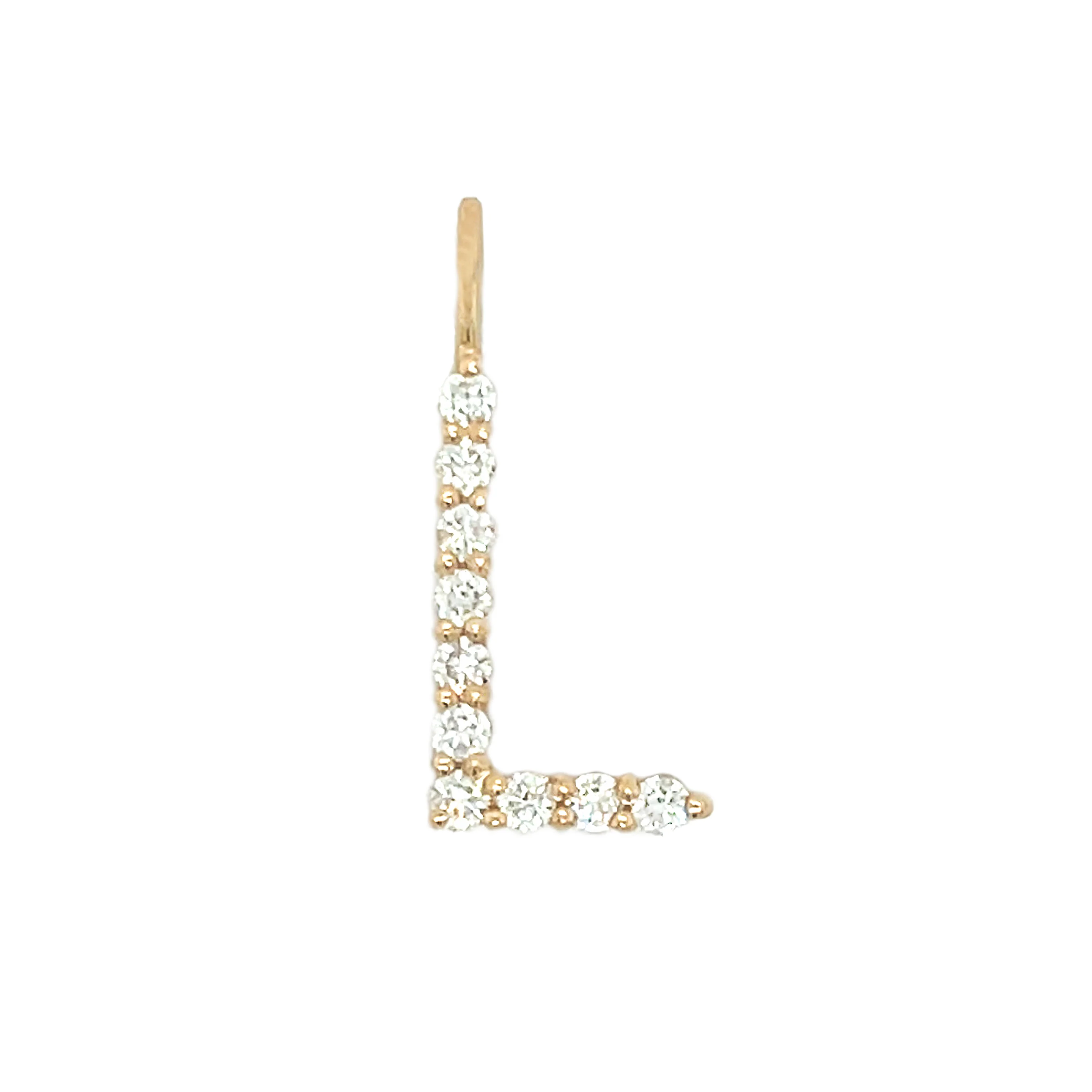 Diamond Letter Charm - Image 11