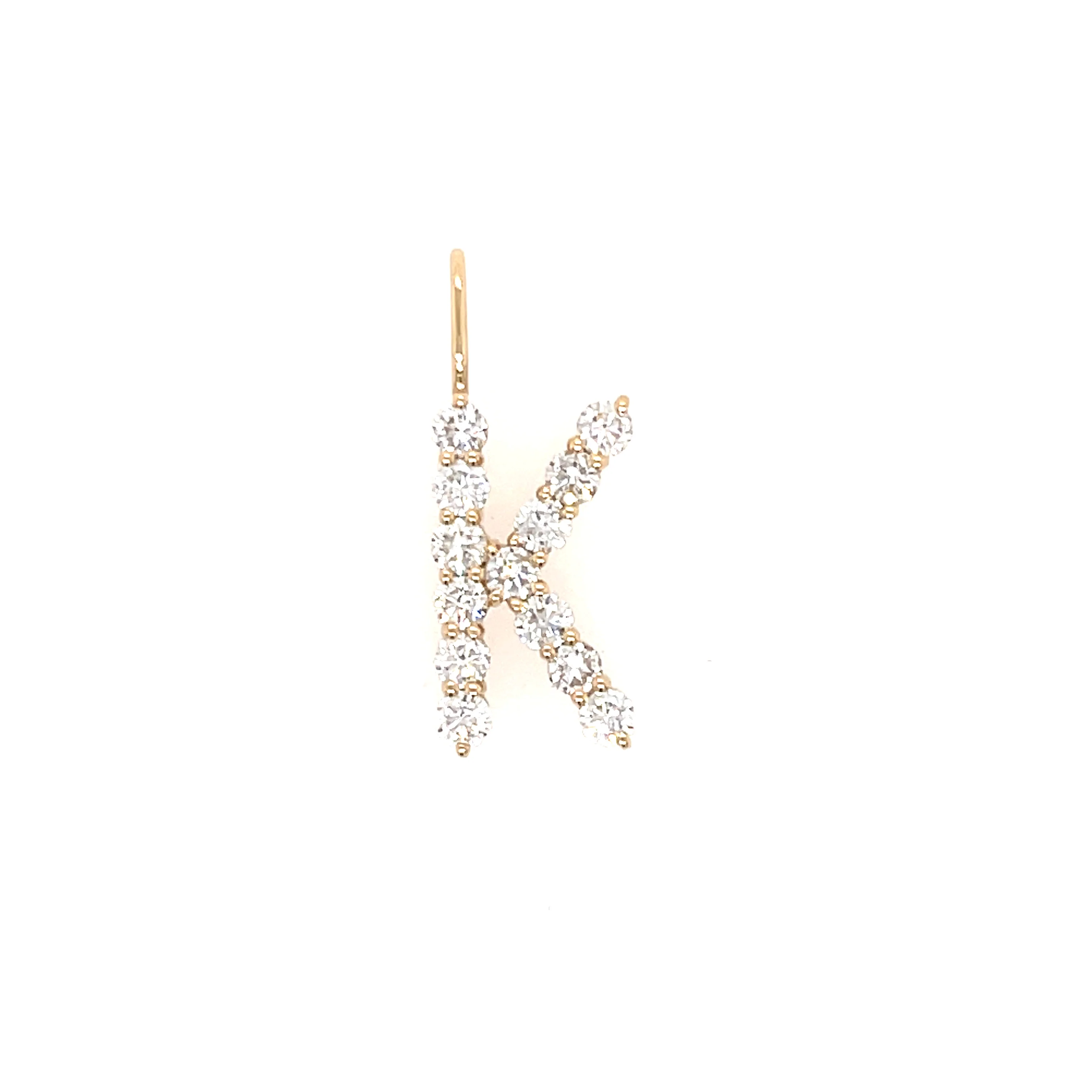 Diamond Letter Charm - Image 5