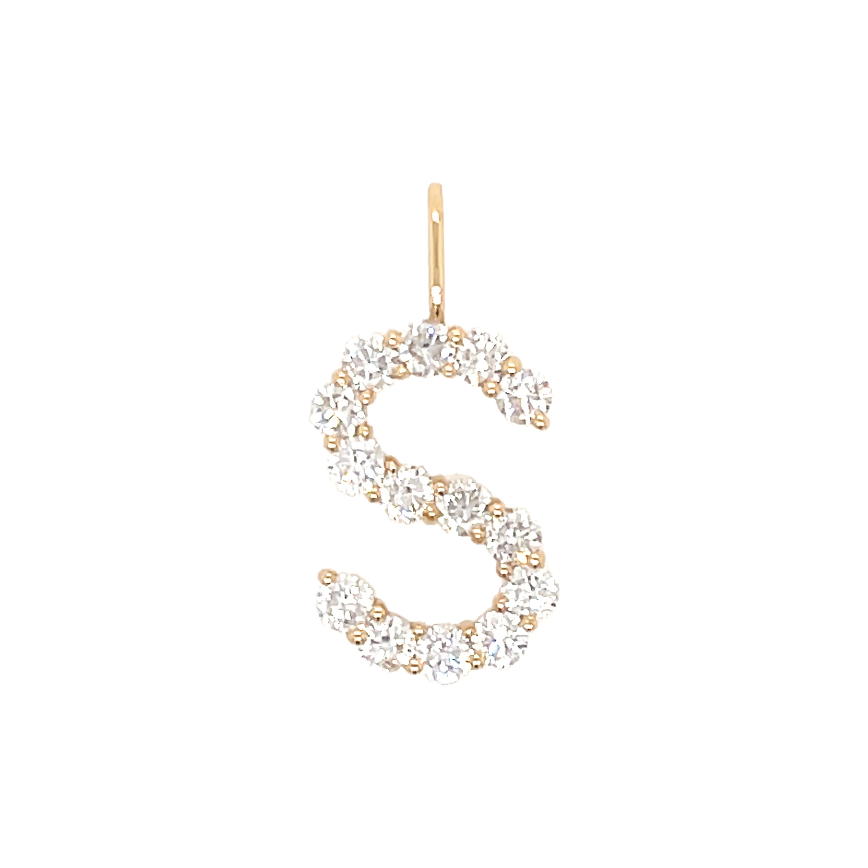 Diamond Letter Charm - Image 9