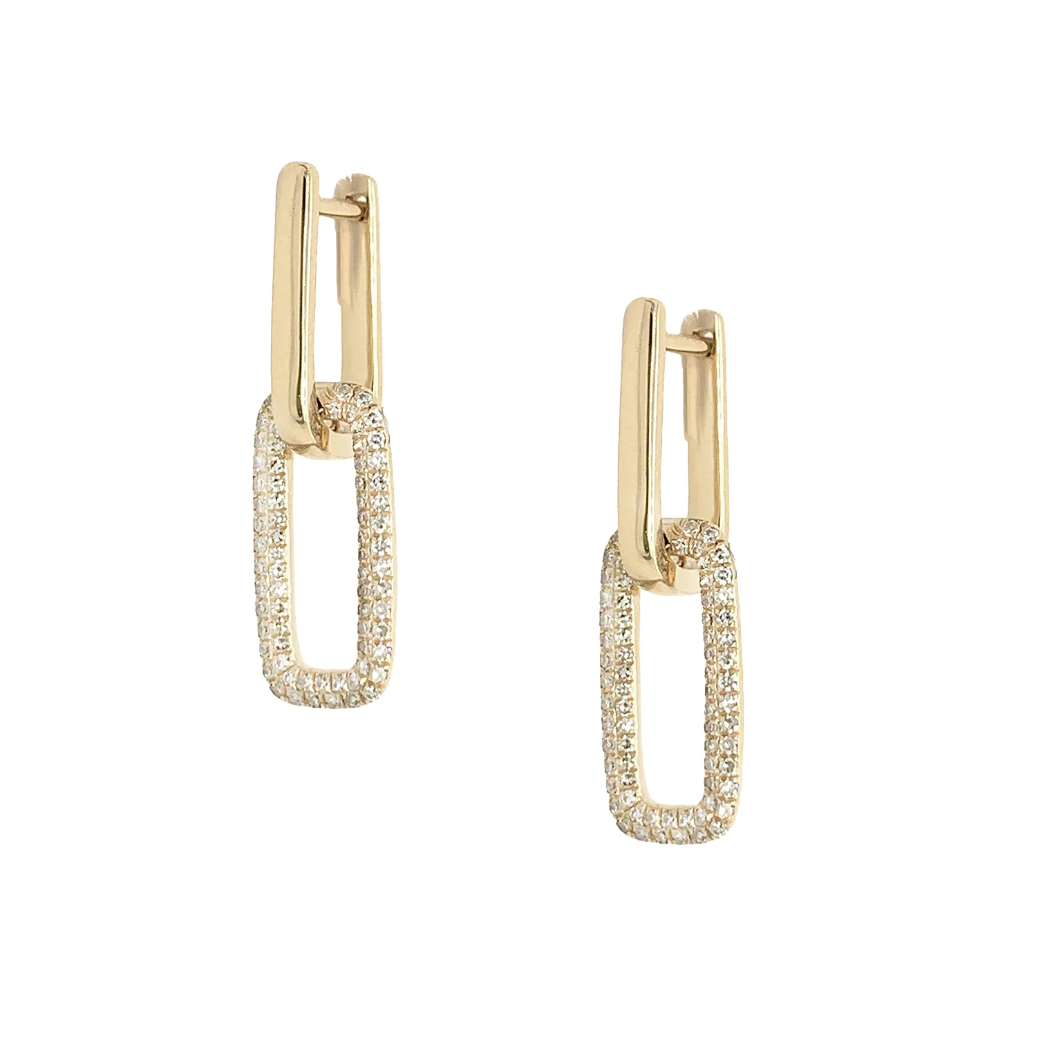 Diamond Link Earrings