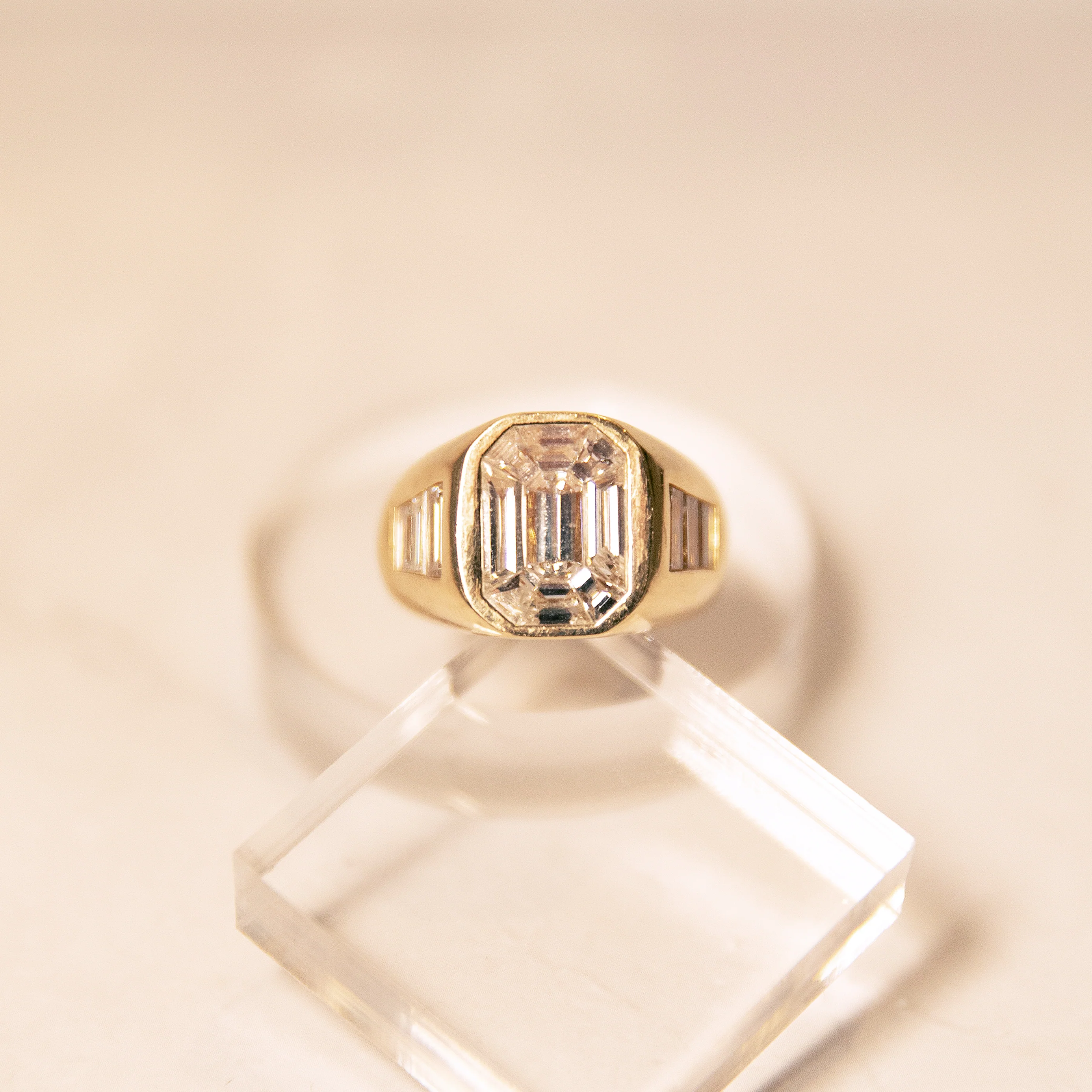 Diamond Octagon Ring - Image 3