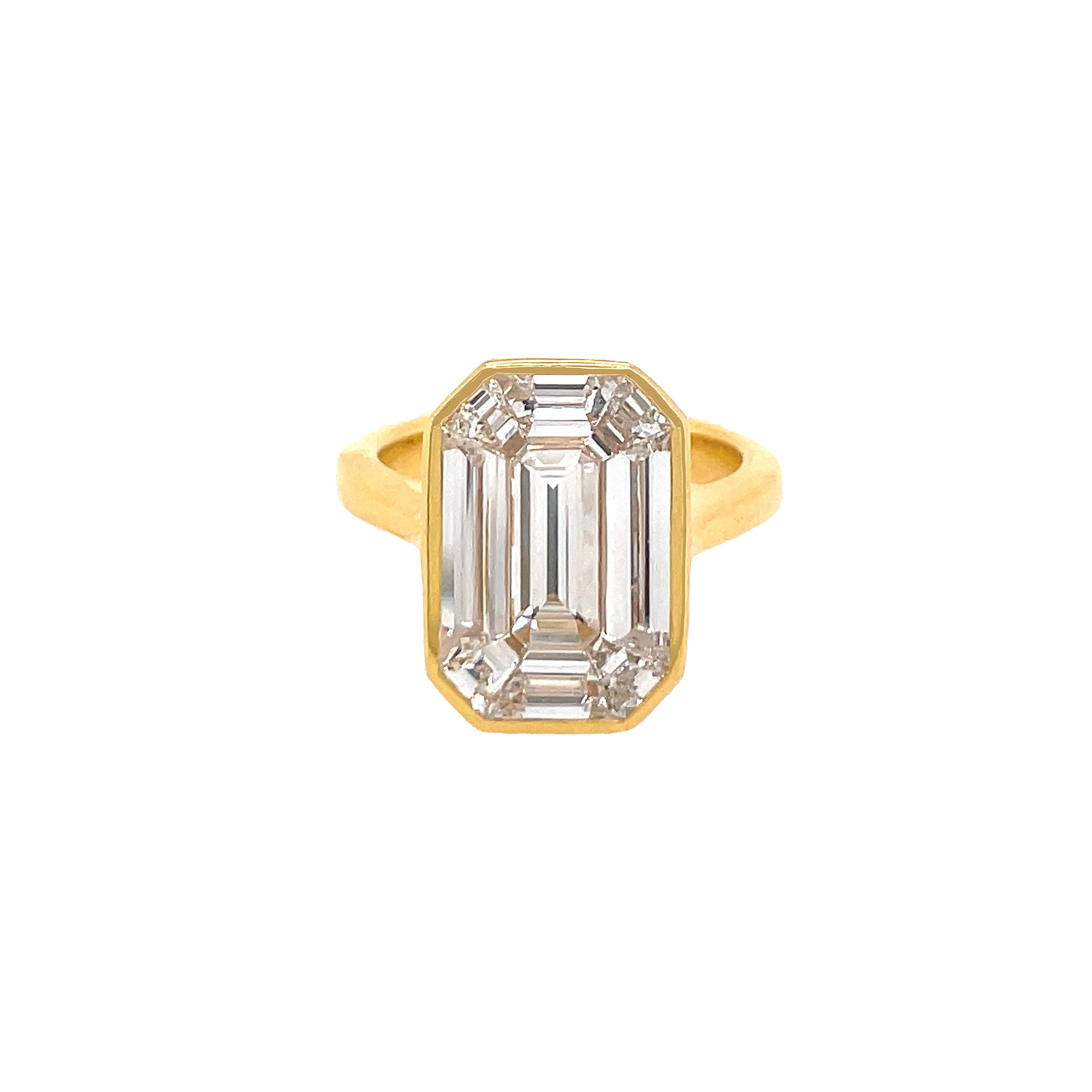 Diamond Octagon Ring