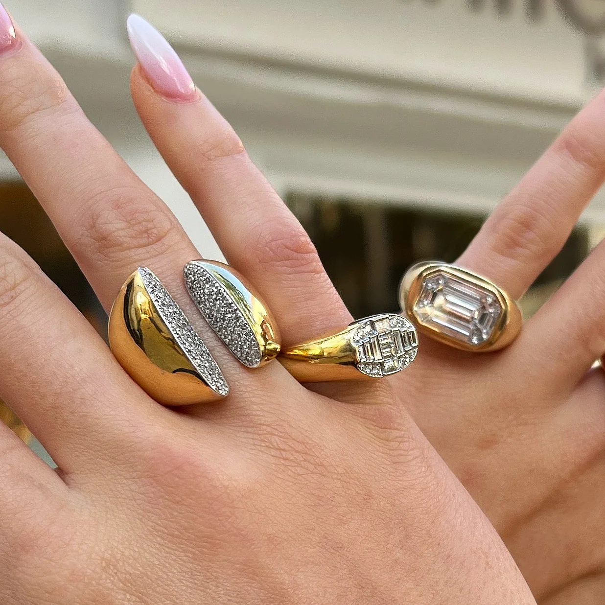 SALE Diamond Open Ring - Image 2