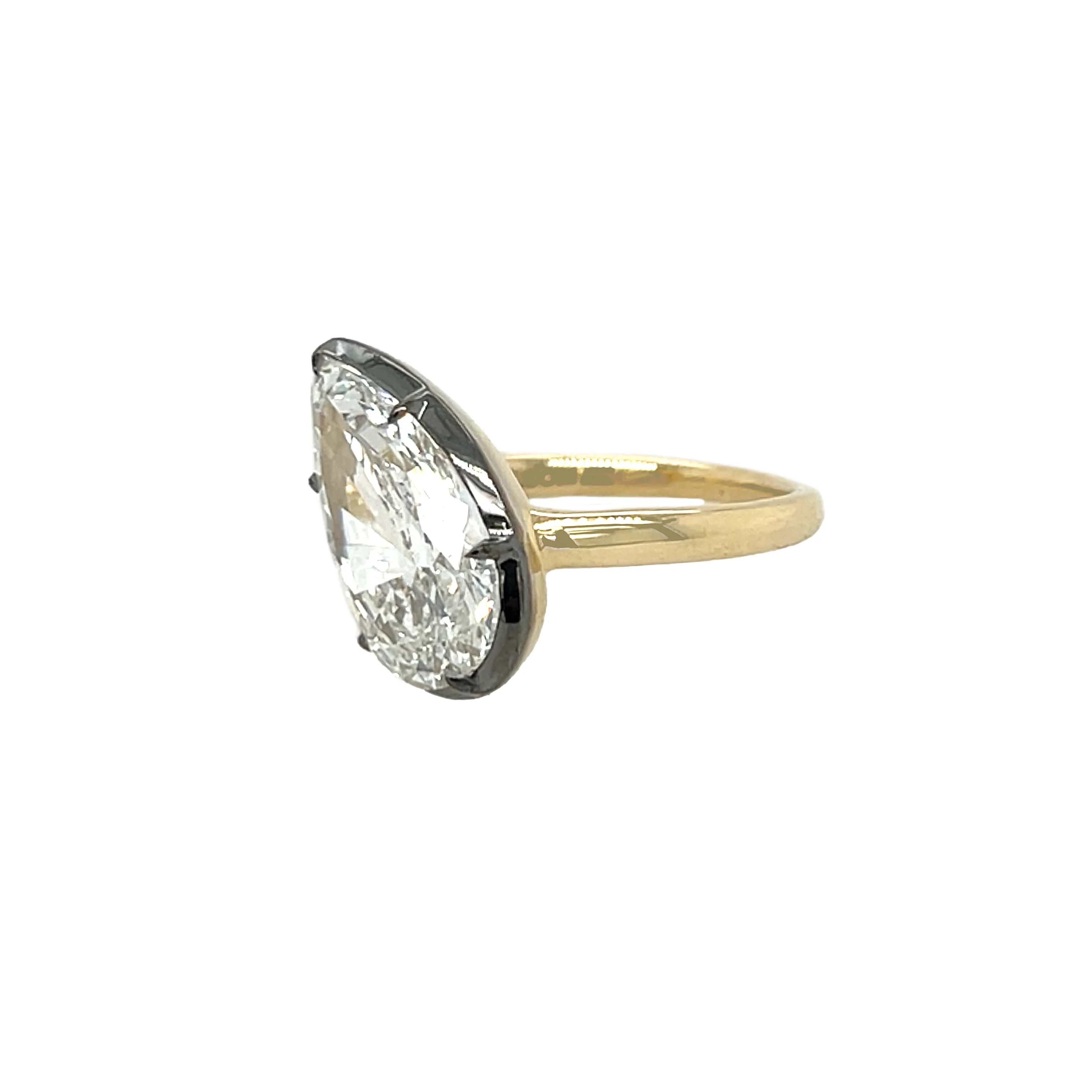 Diamond Pear Ring - Image 3