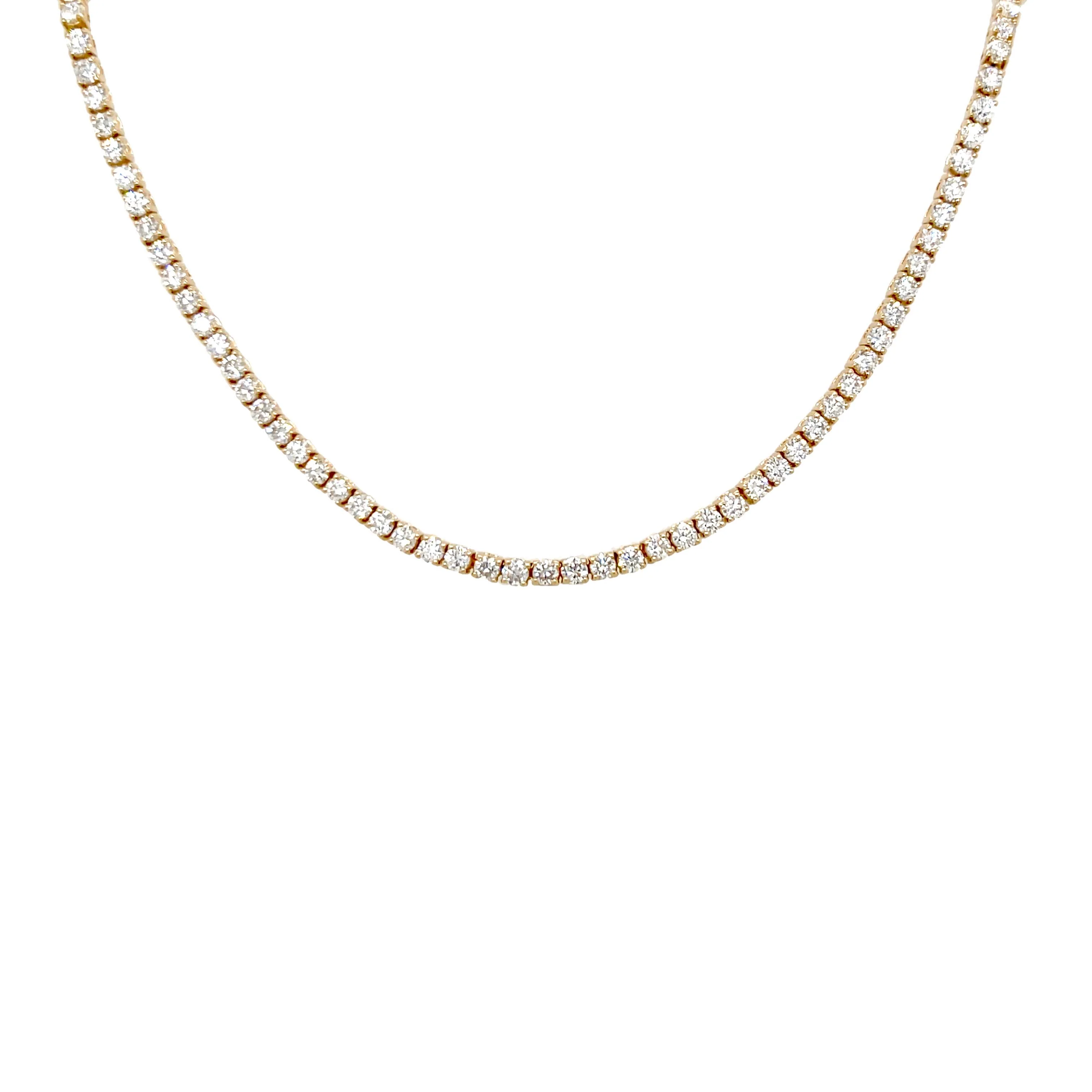 Diamond Tennis Necklace - Image 3