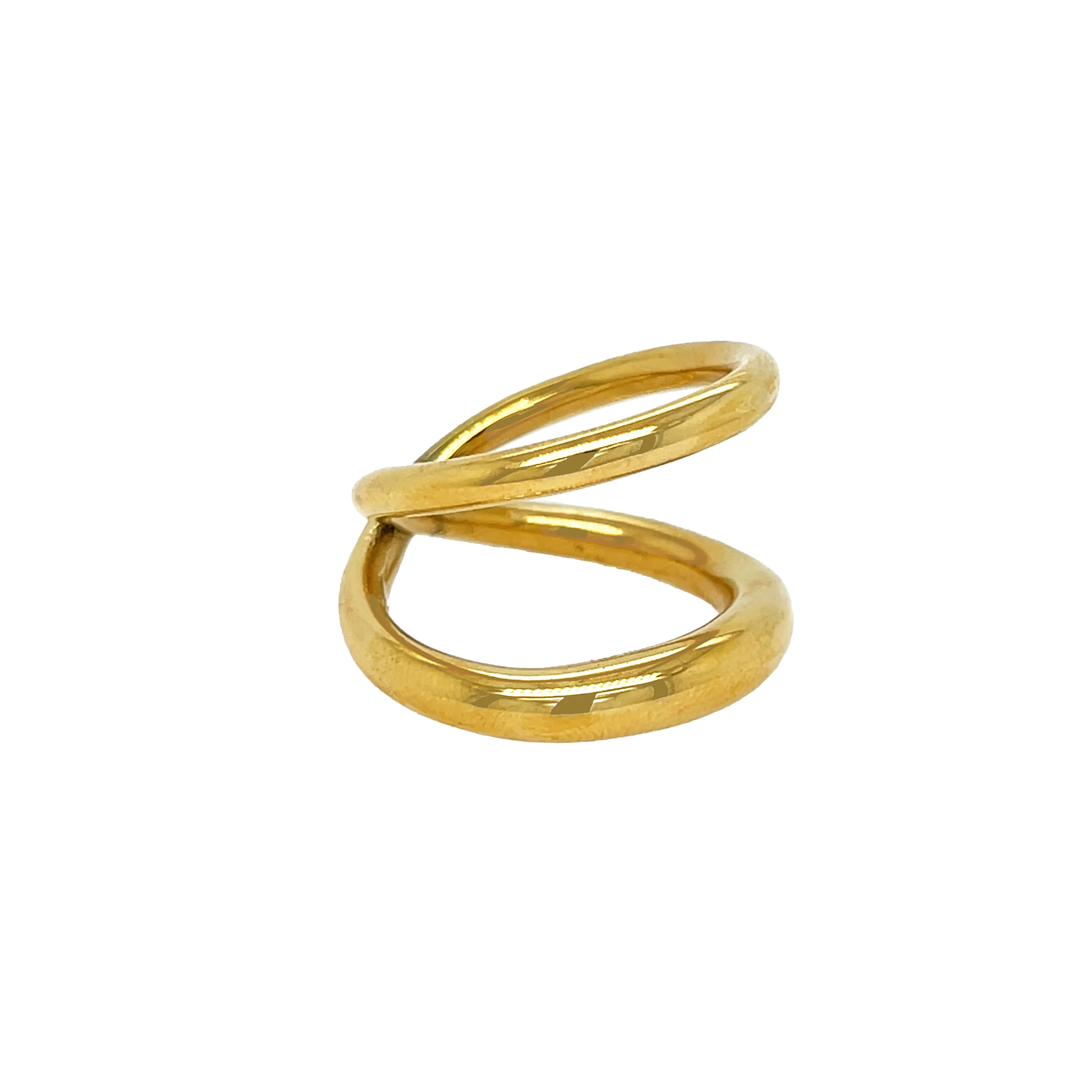 Double Band Crossover Ring - Image 3