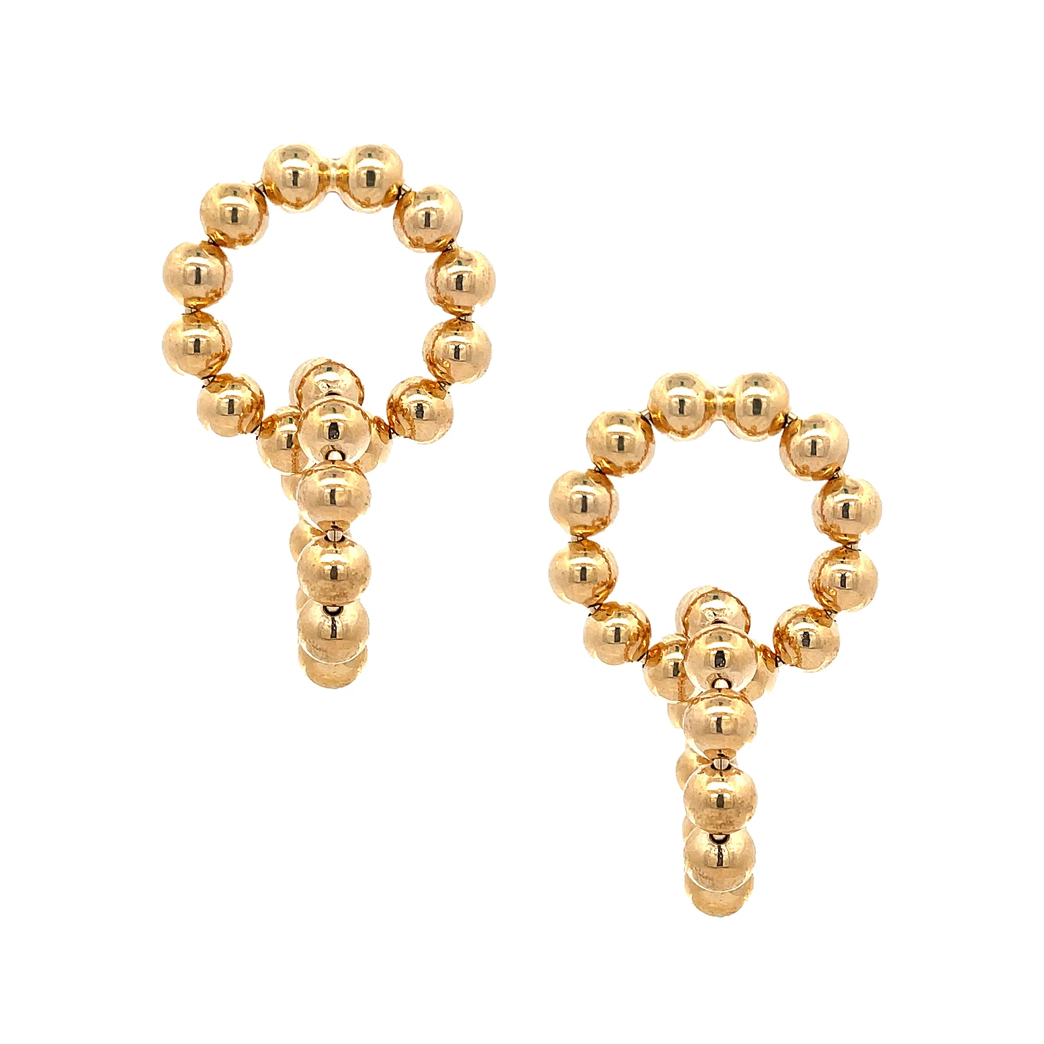 Double Circle Earrings - Image 3