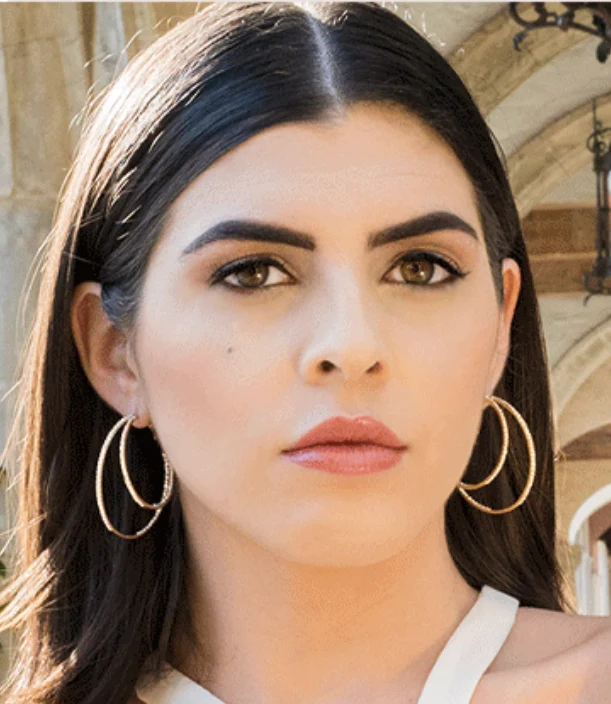 Double Hoop Earrings - Image 2