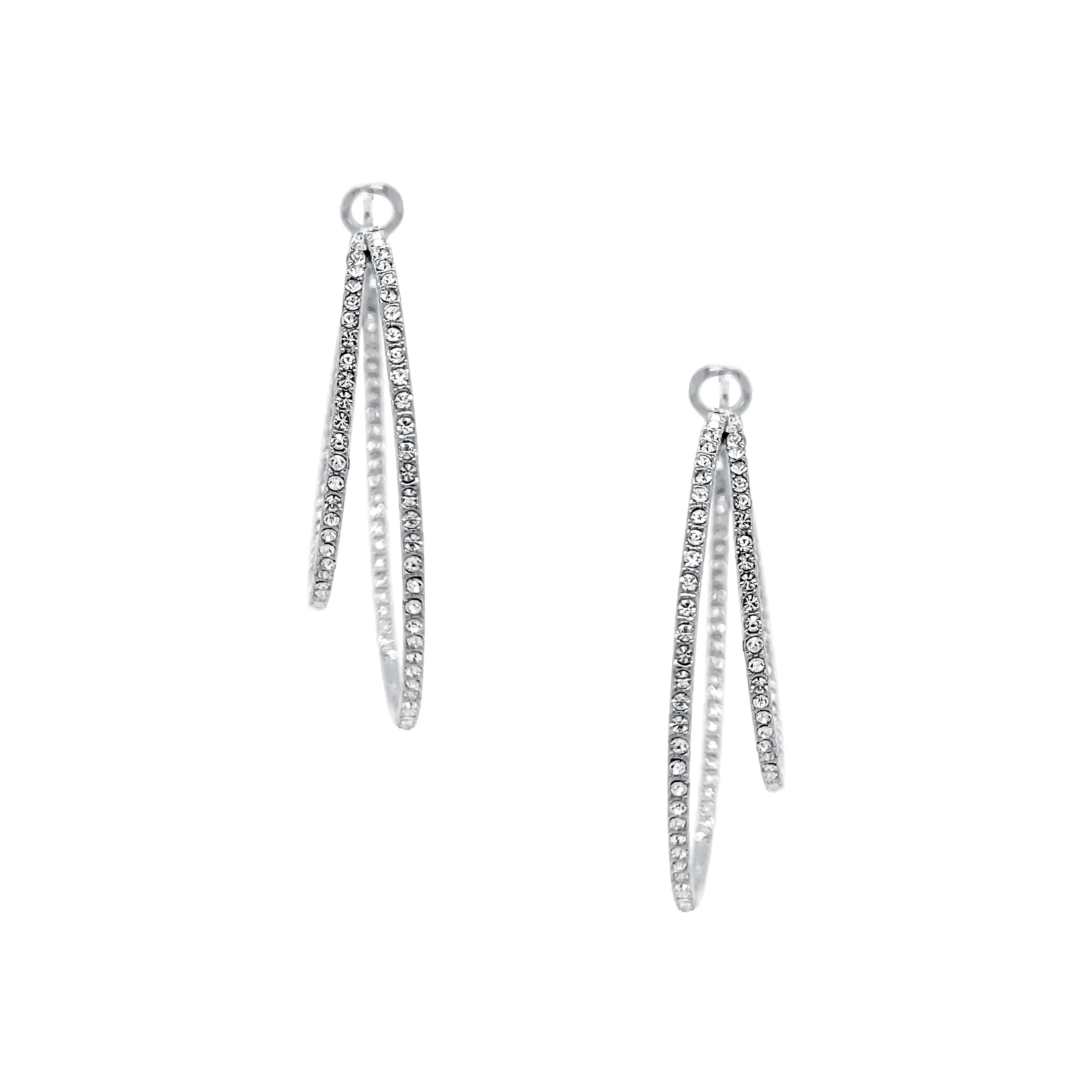 Double Hoop Earrings - Image 3