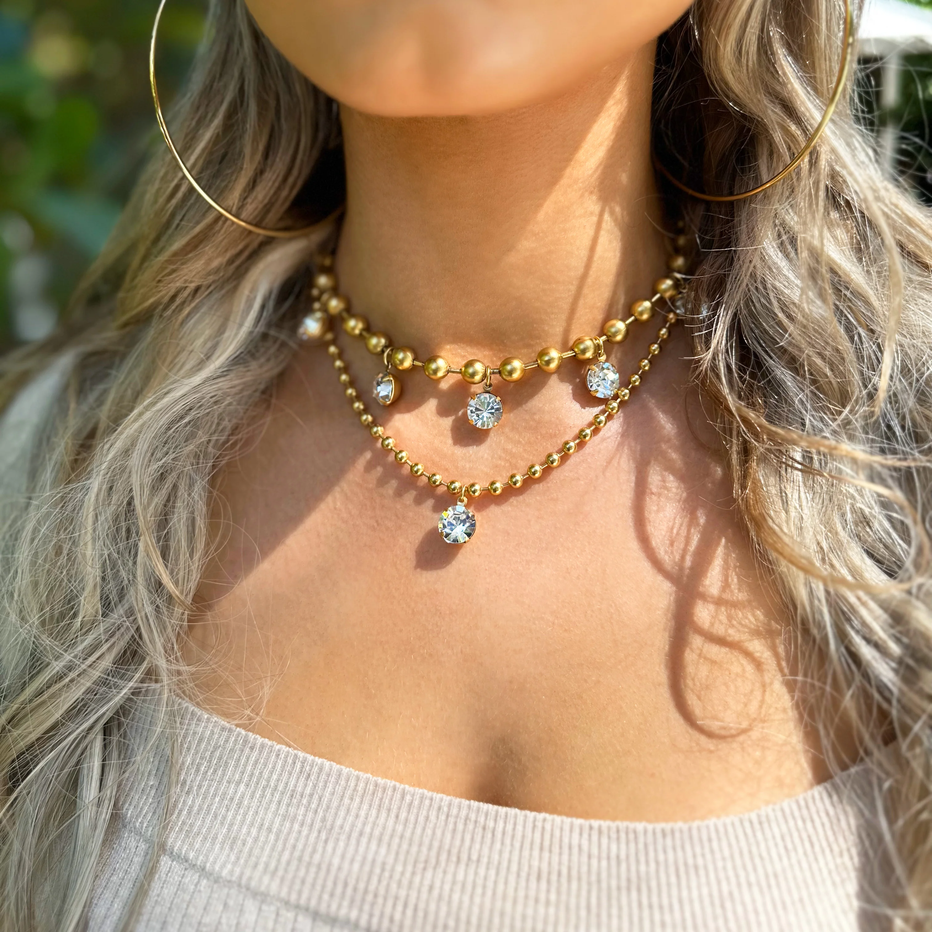 Crystal Bead Necklace - Image 2