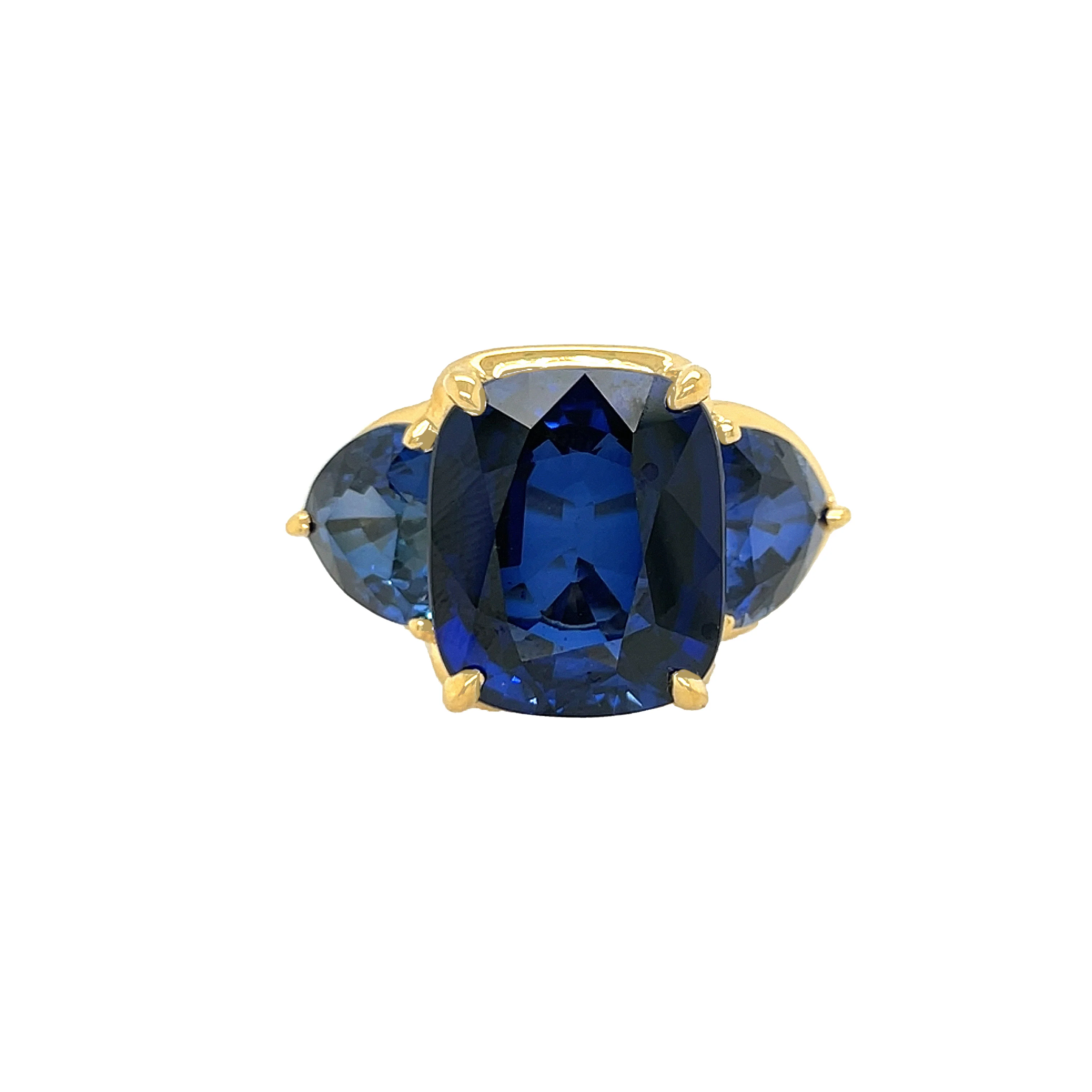 Faux Sapphire & Tanzanite Ring