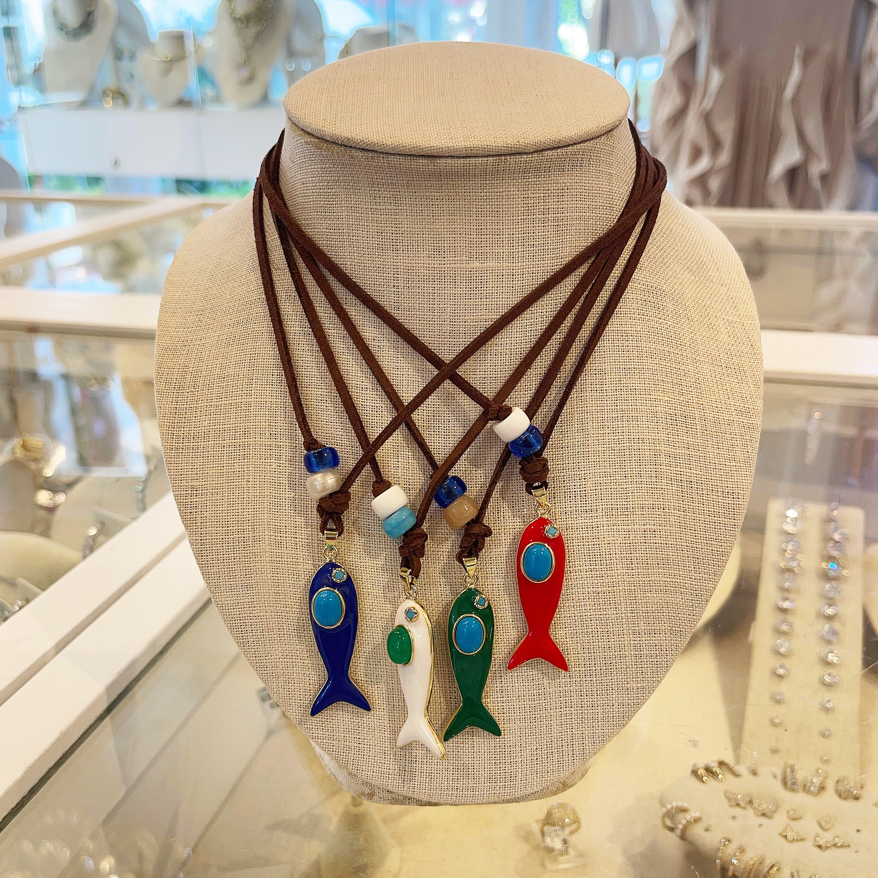 Fish Pendant Necklace - Image 3