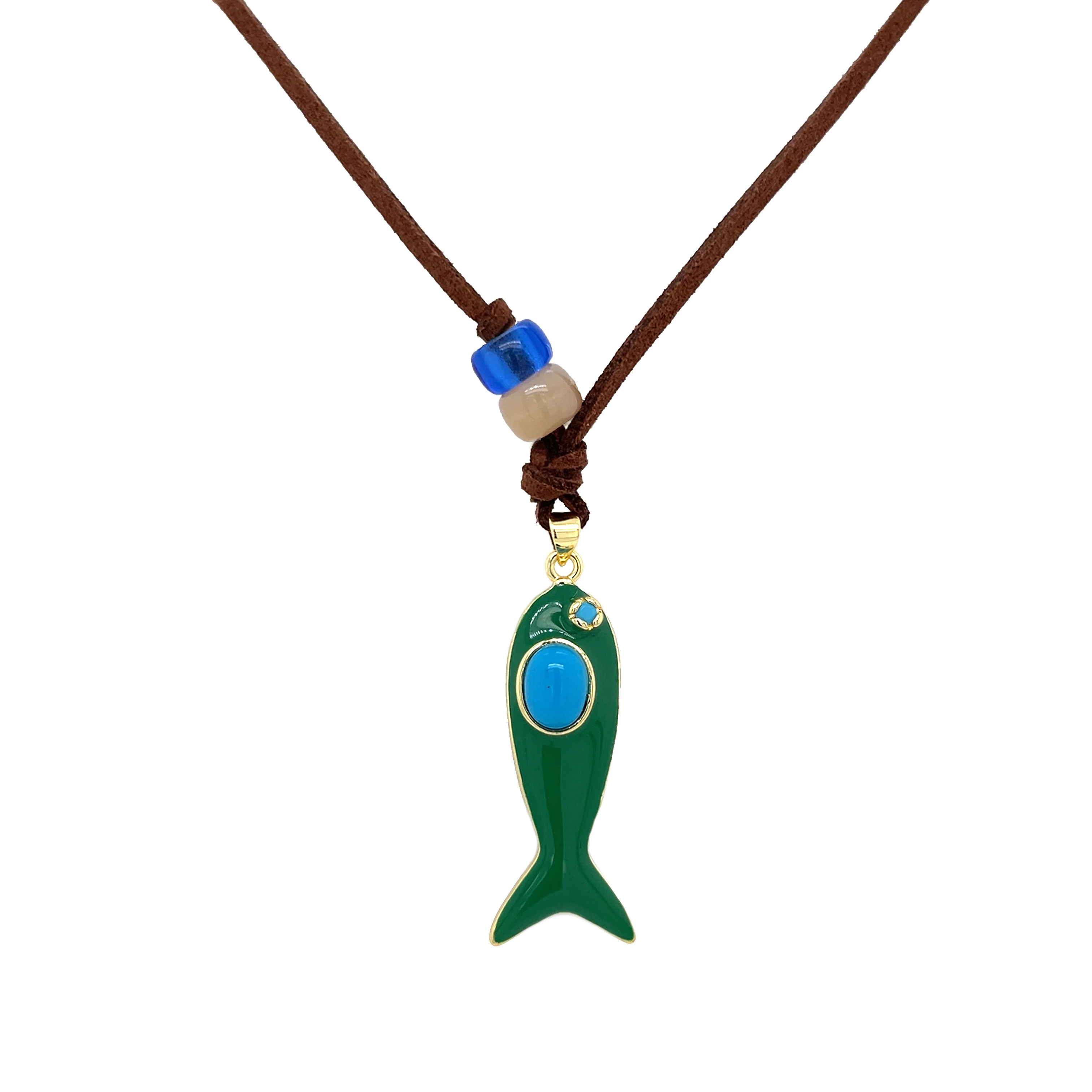 Fish Pendant Necklace - Image 4