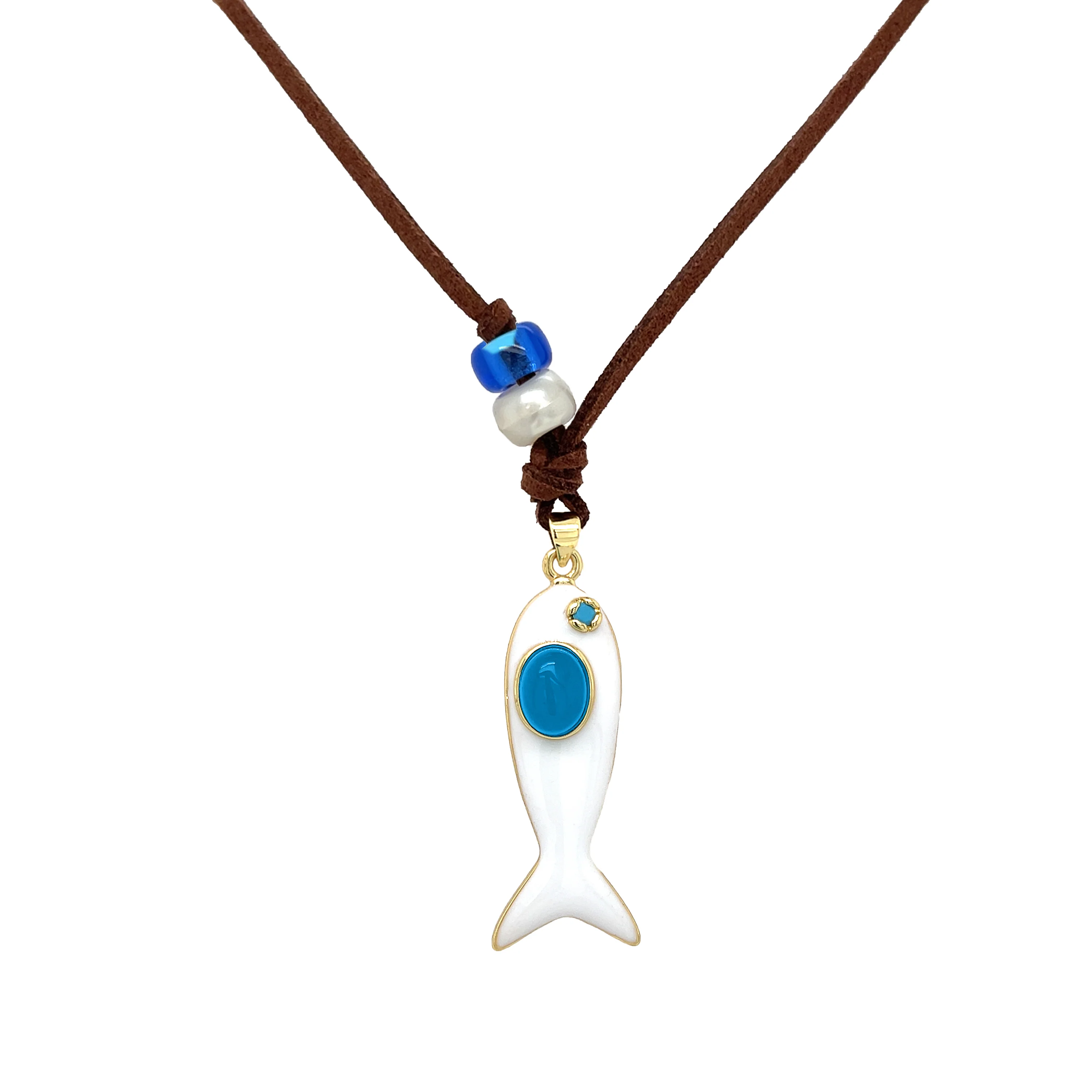 Fish Pendant Necklace - Image 7