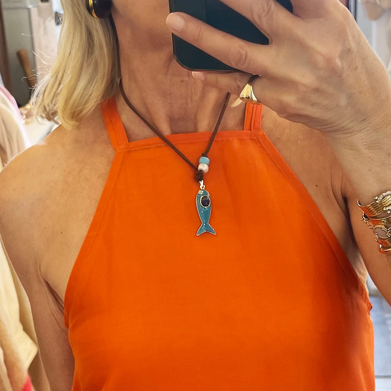 Fish Pendant Necklace - Image 9