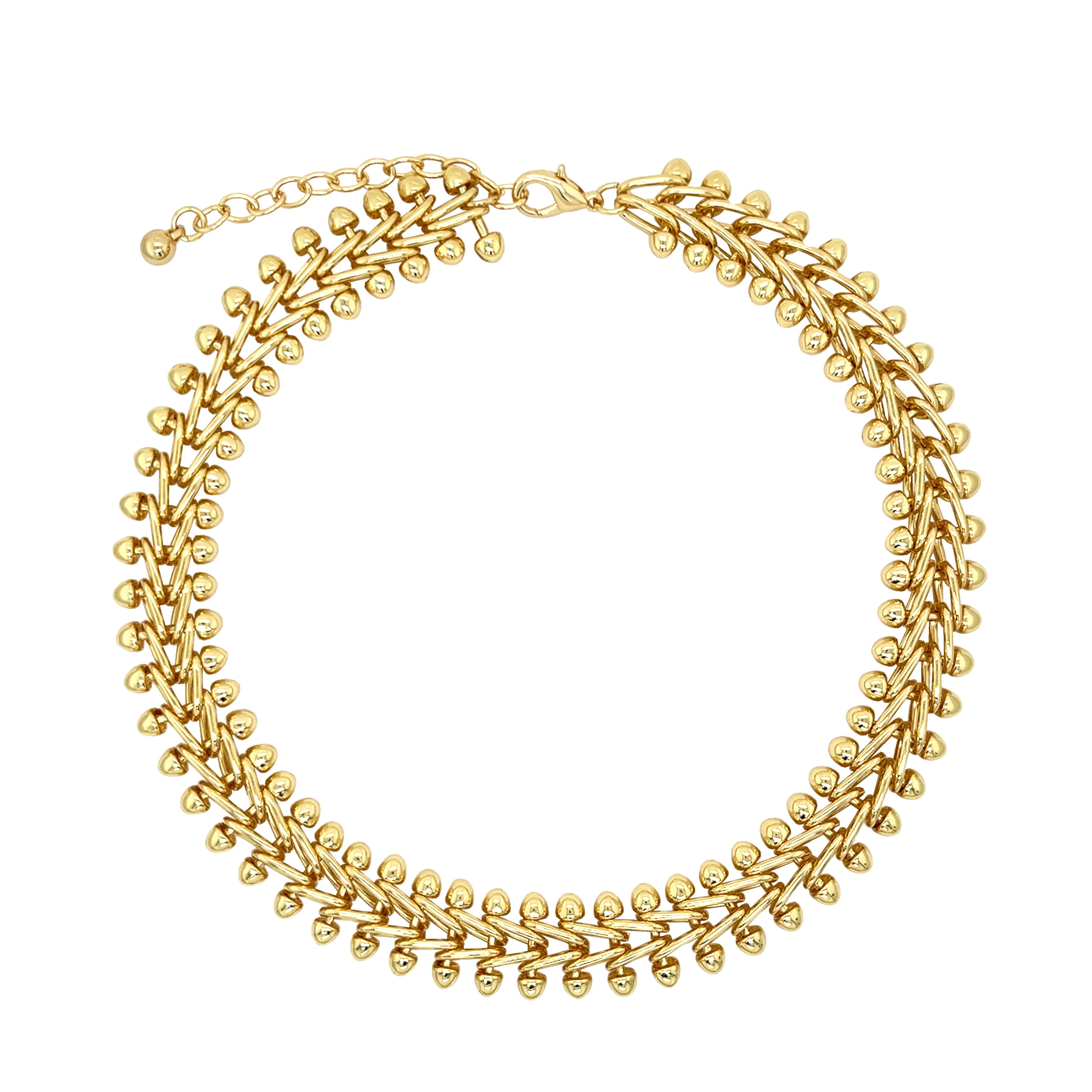 Fishbone Chain Necklace