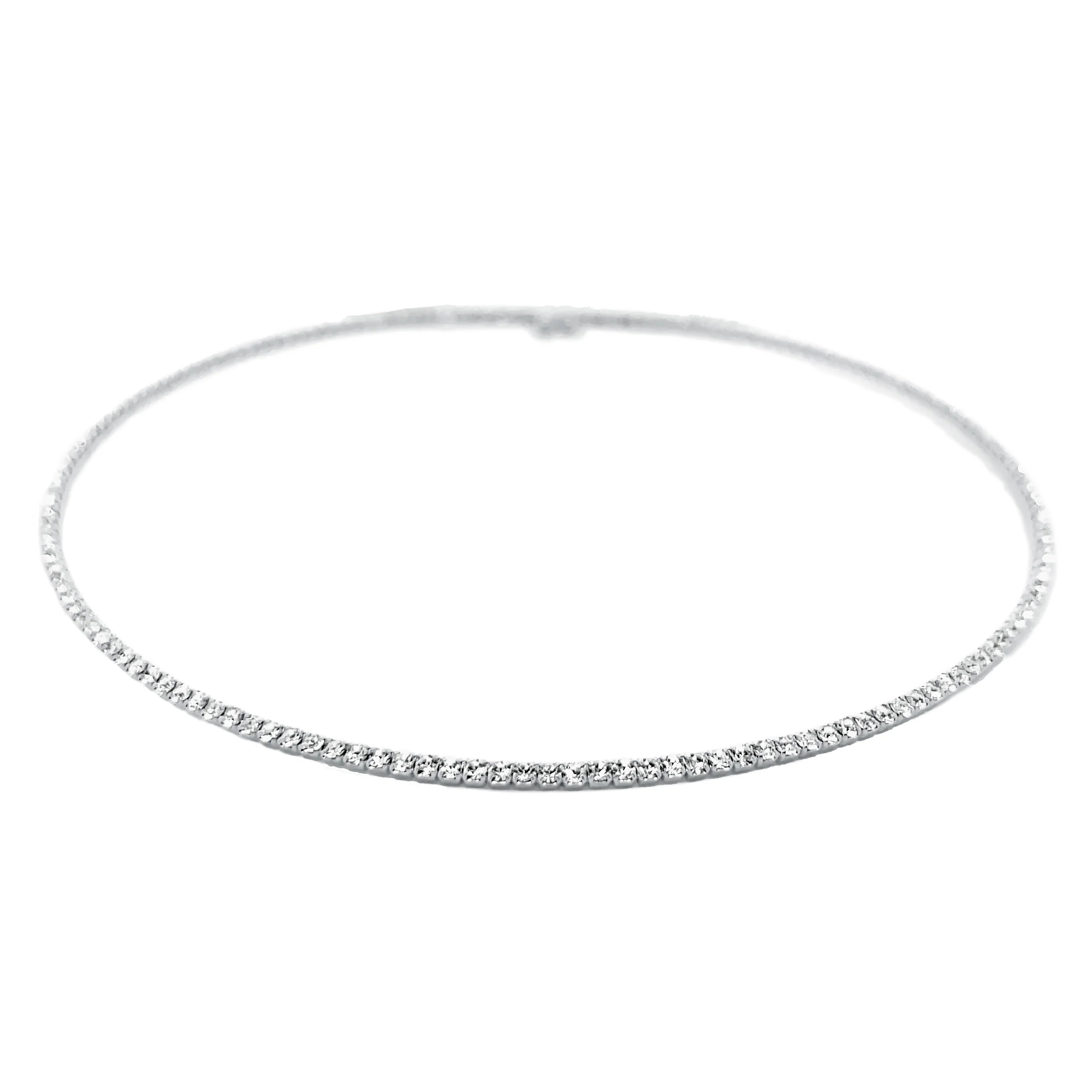 Flex Choker Necklace - White - Image 3