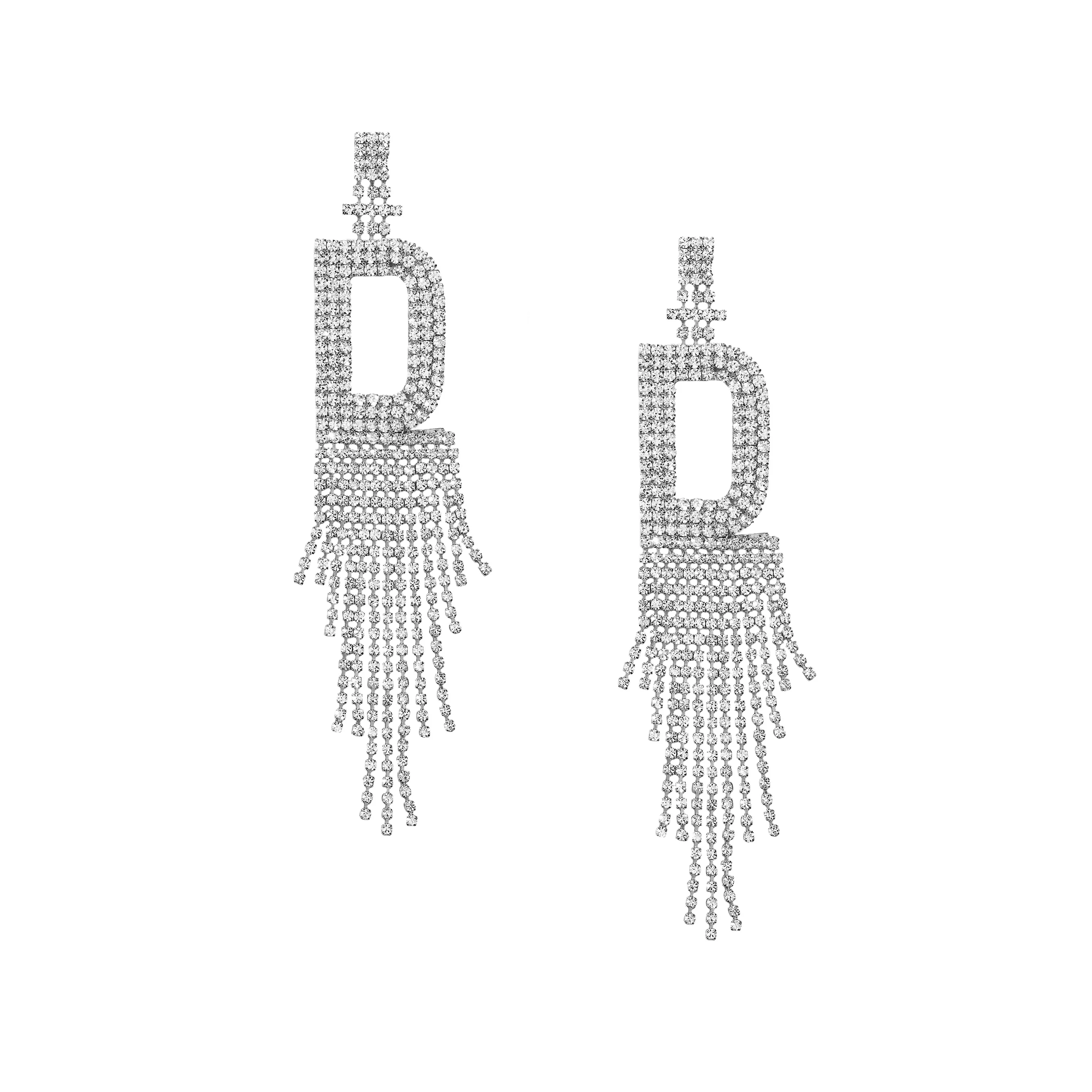 SALE Fringe Initial Earrings