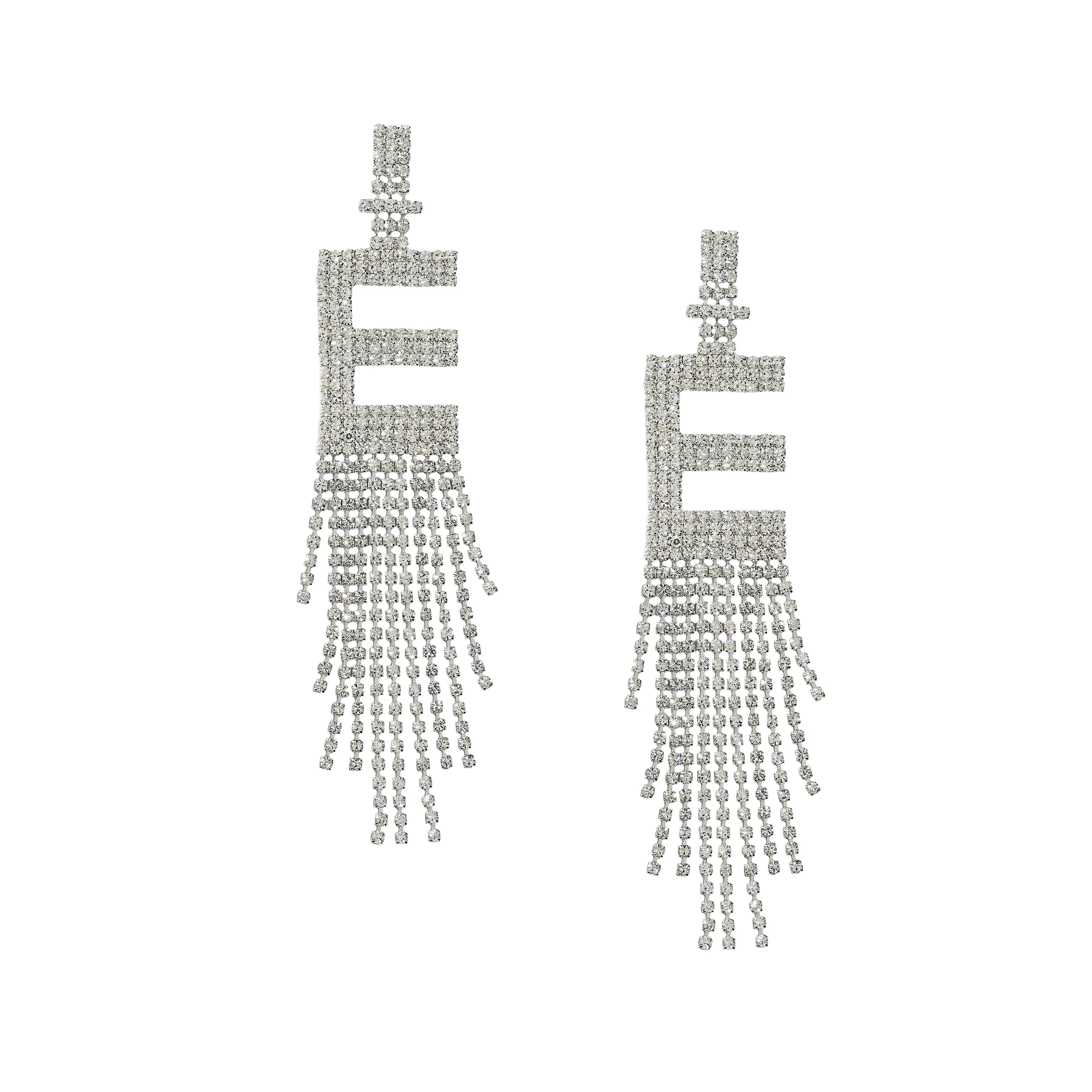 SALE Fringe Initial Earrings - Image 2