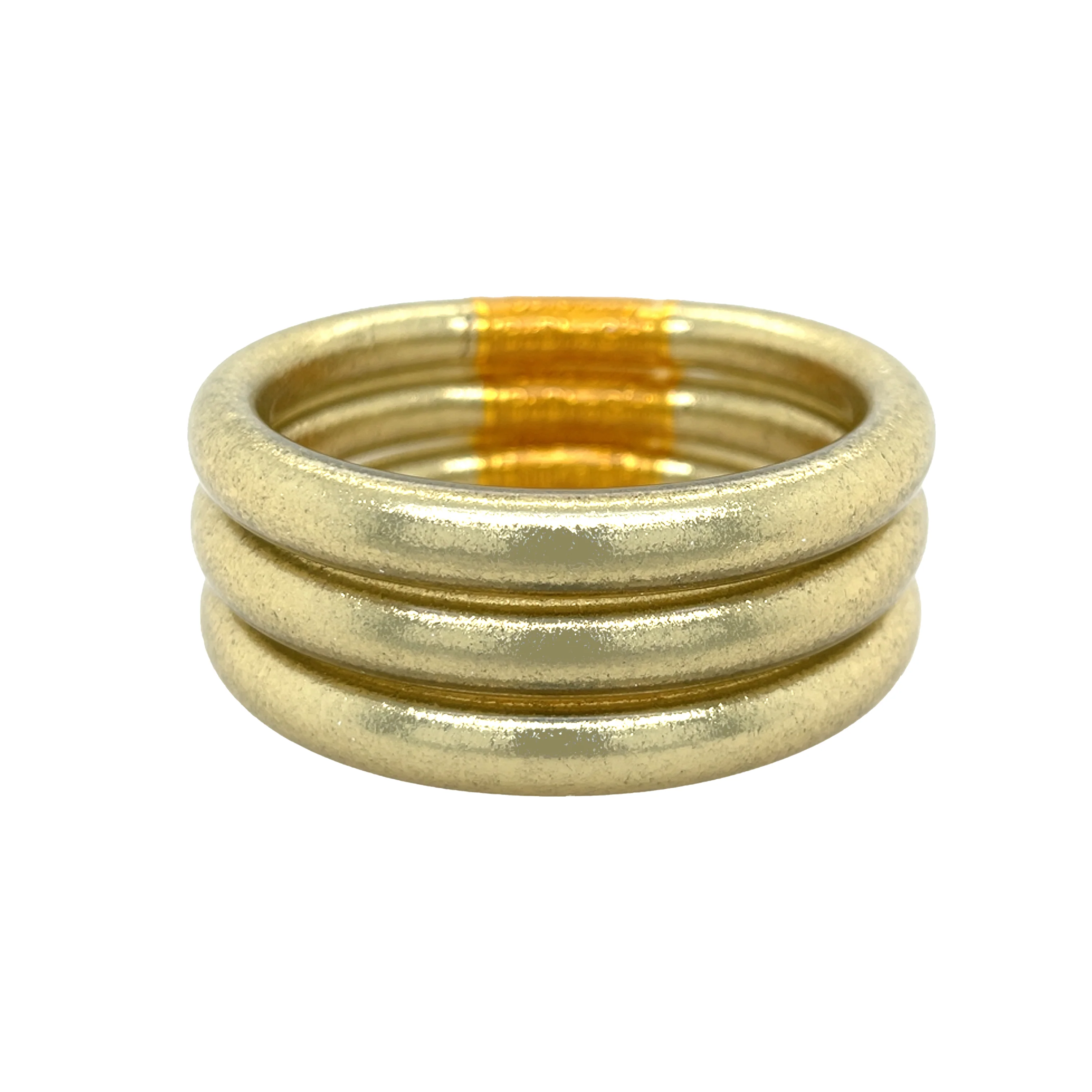 Thick Gold Bracelet Set