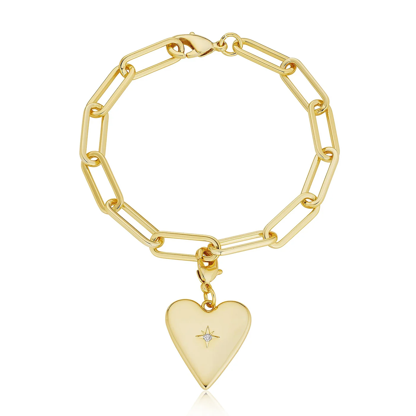 Heart Charm Bracelet