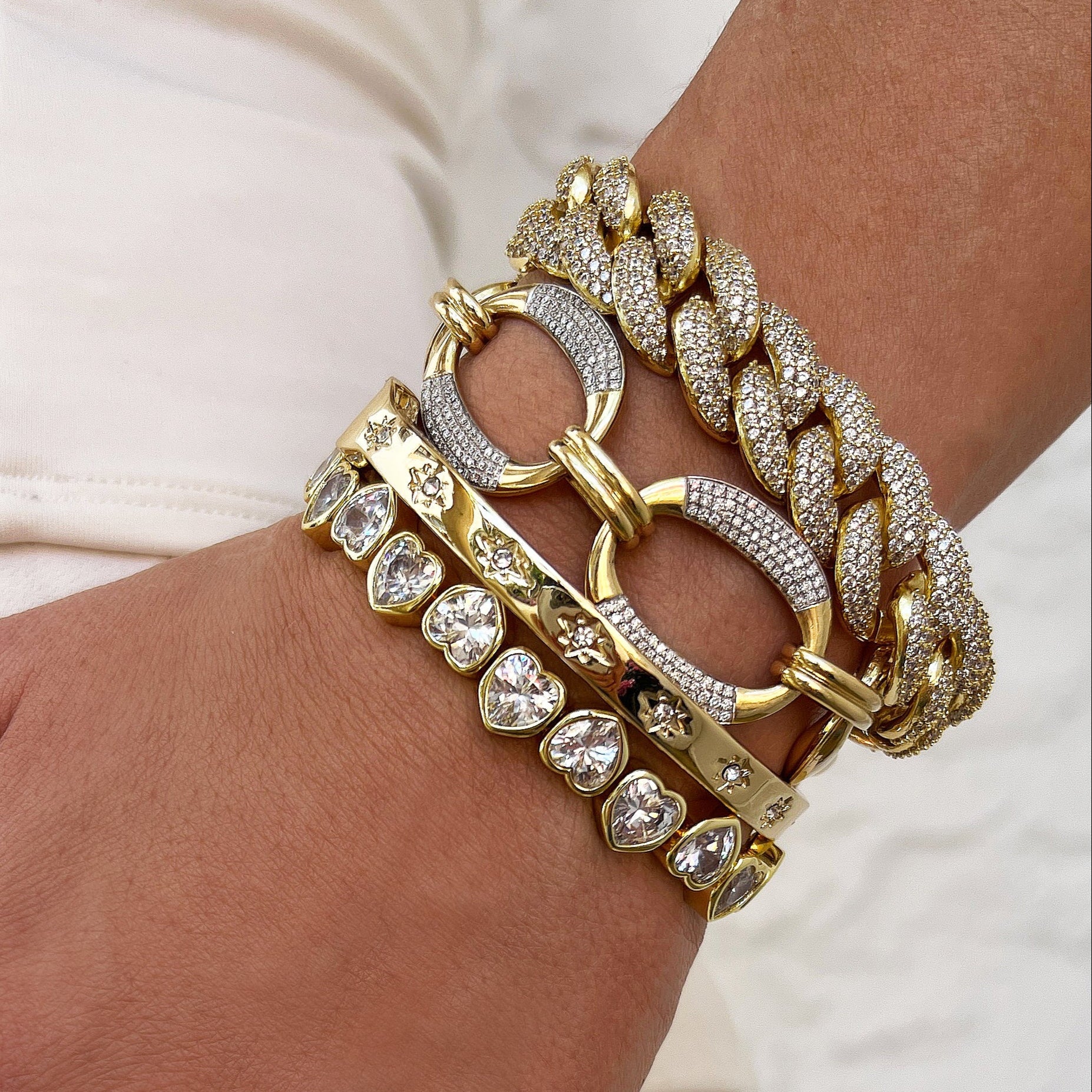 Heart Stretch Bracelet - Image 2